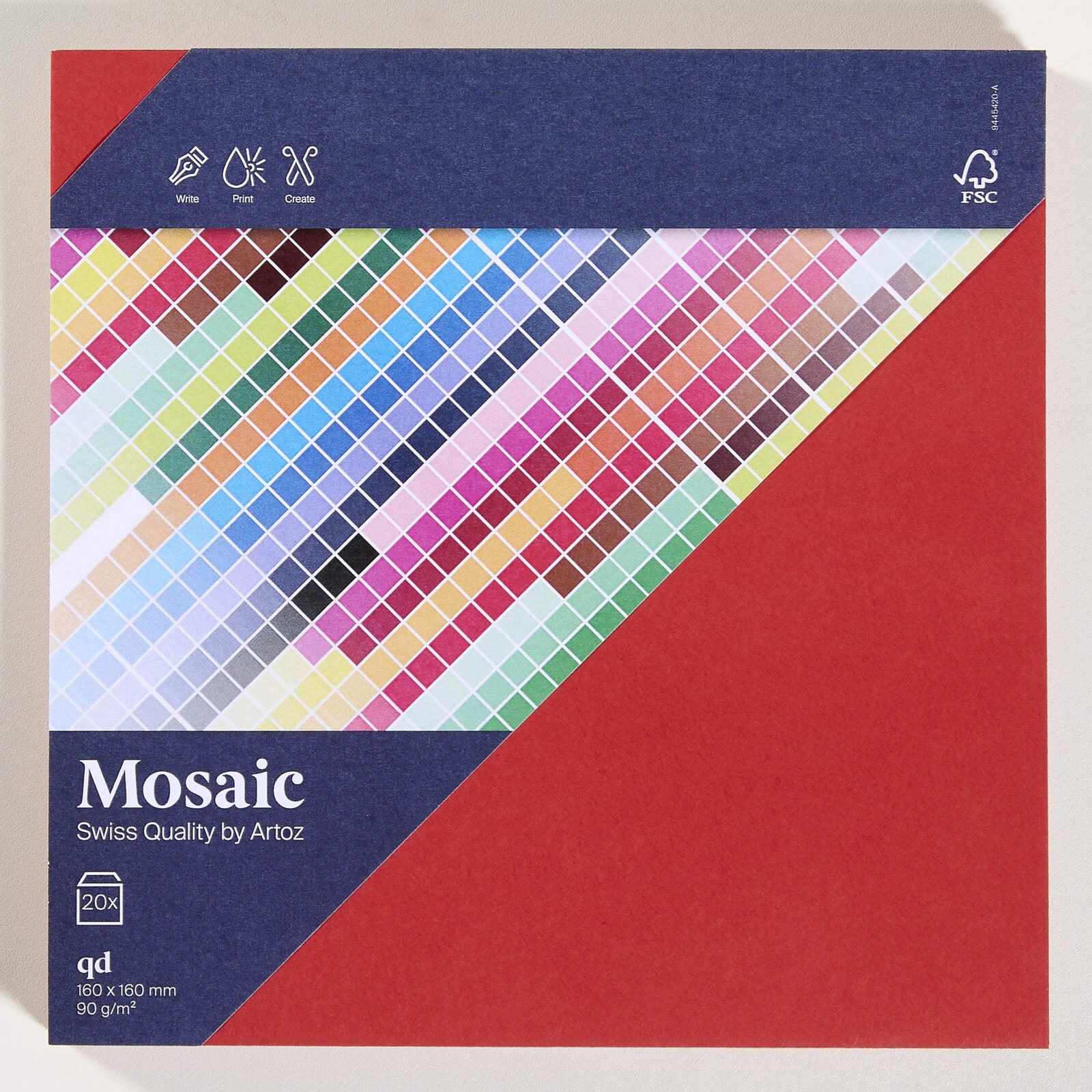 artoz Briefumschläge quadratisch ohne Fenster nassklebend