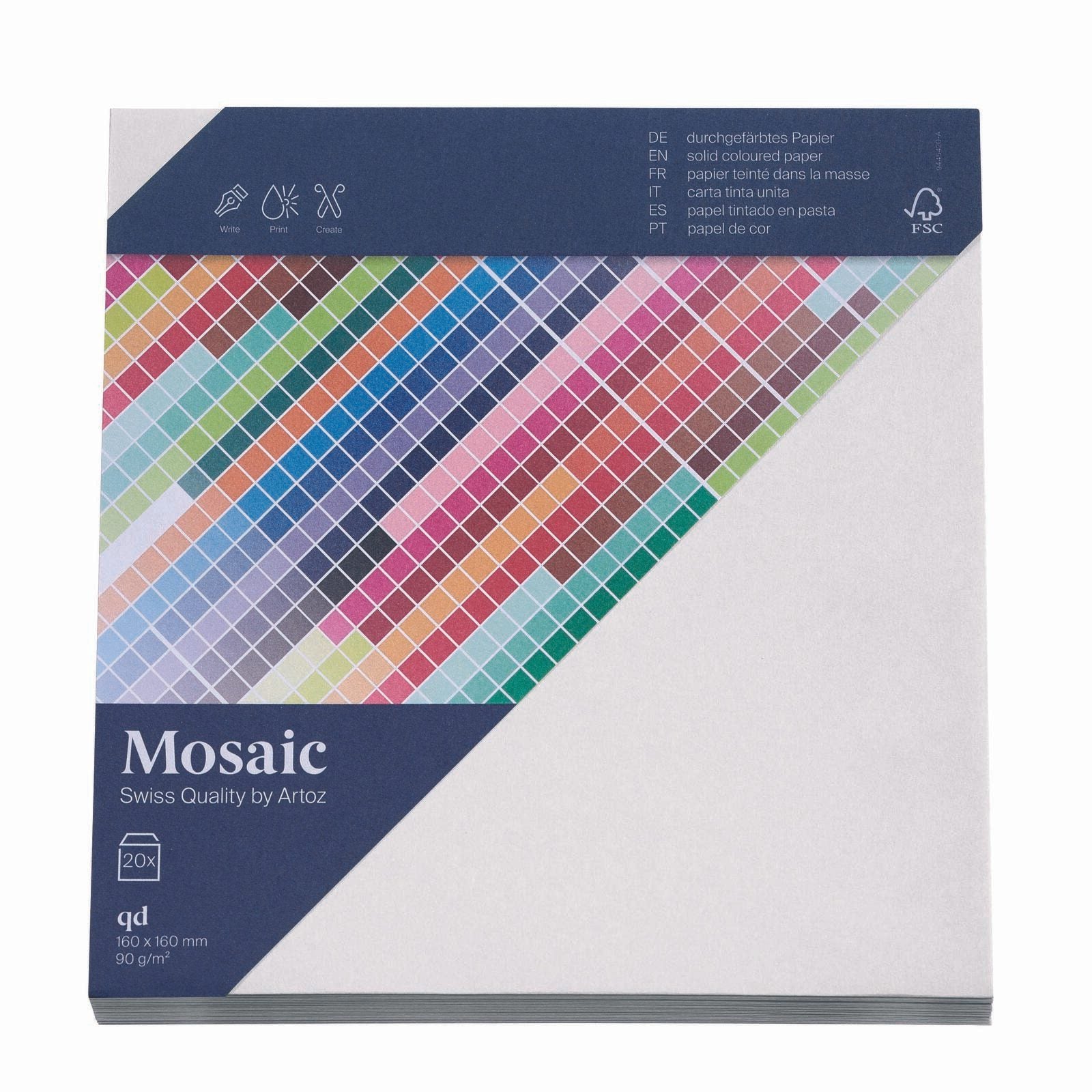 artoz Briefumschläge quadratisch ohne Fenster nassklebend