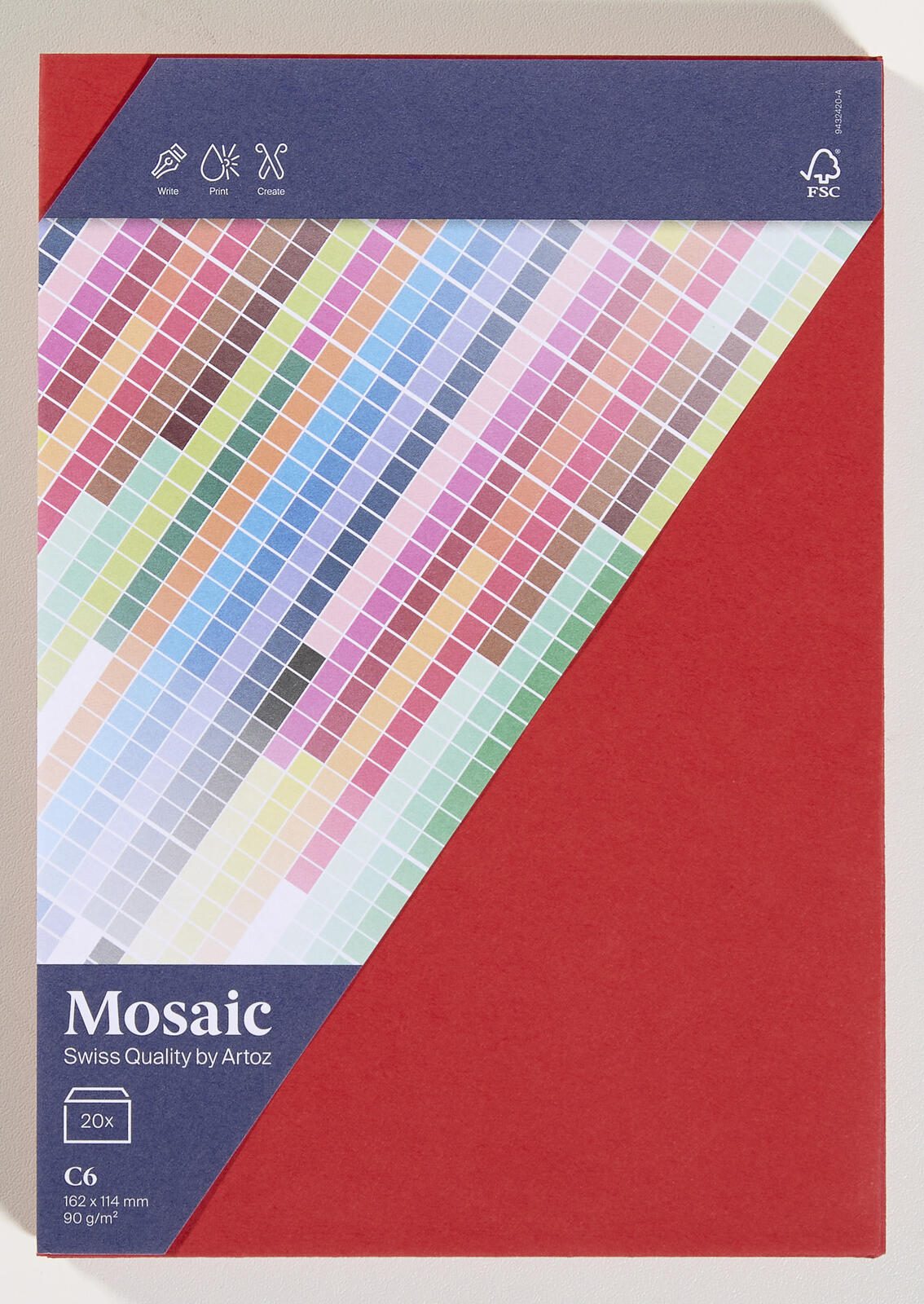 artoz Briefumschläge DIN C6 ohne Fenster nassklebend