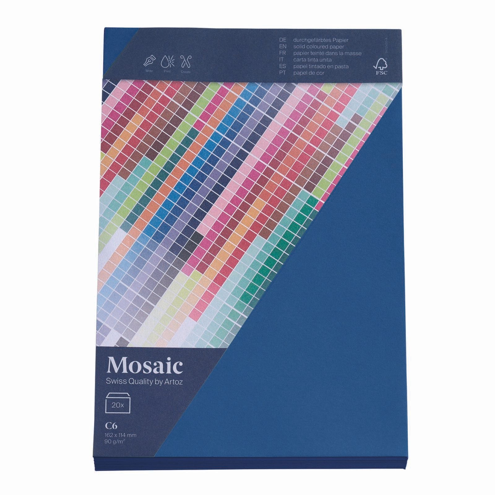 artoz Briefumschläge DIN C6 ohne Fenster nassklebend