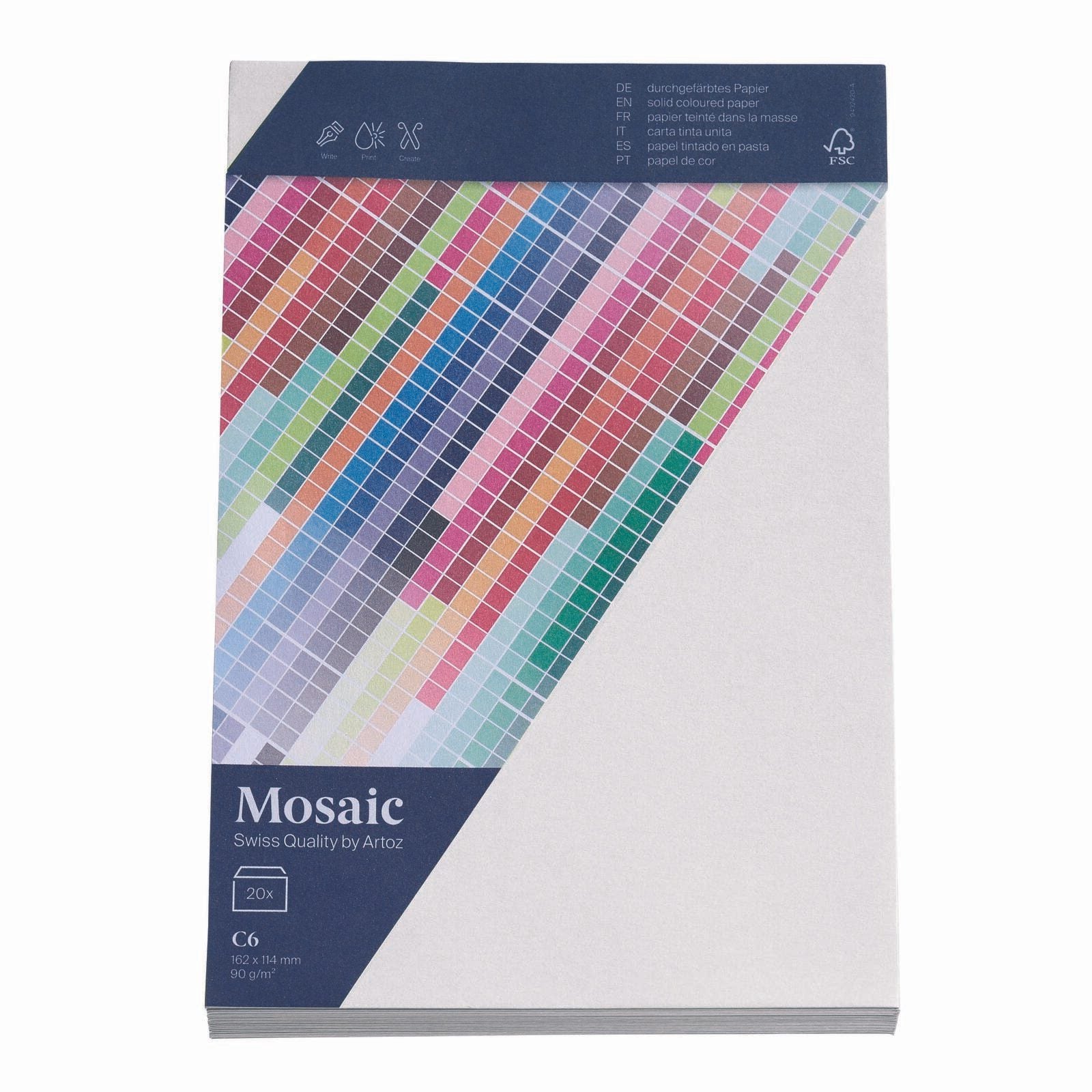 artoz Briefumschläge DIN C6 ohne Fenster nassklebend