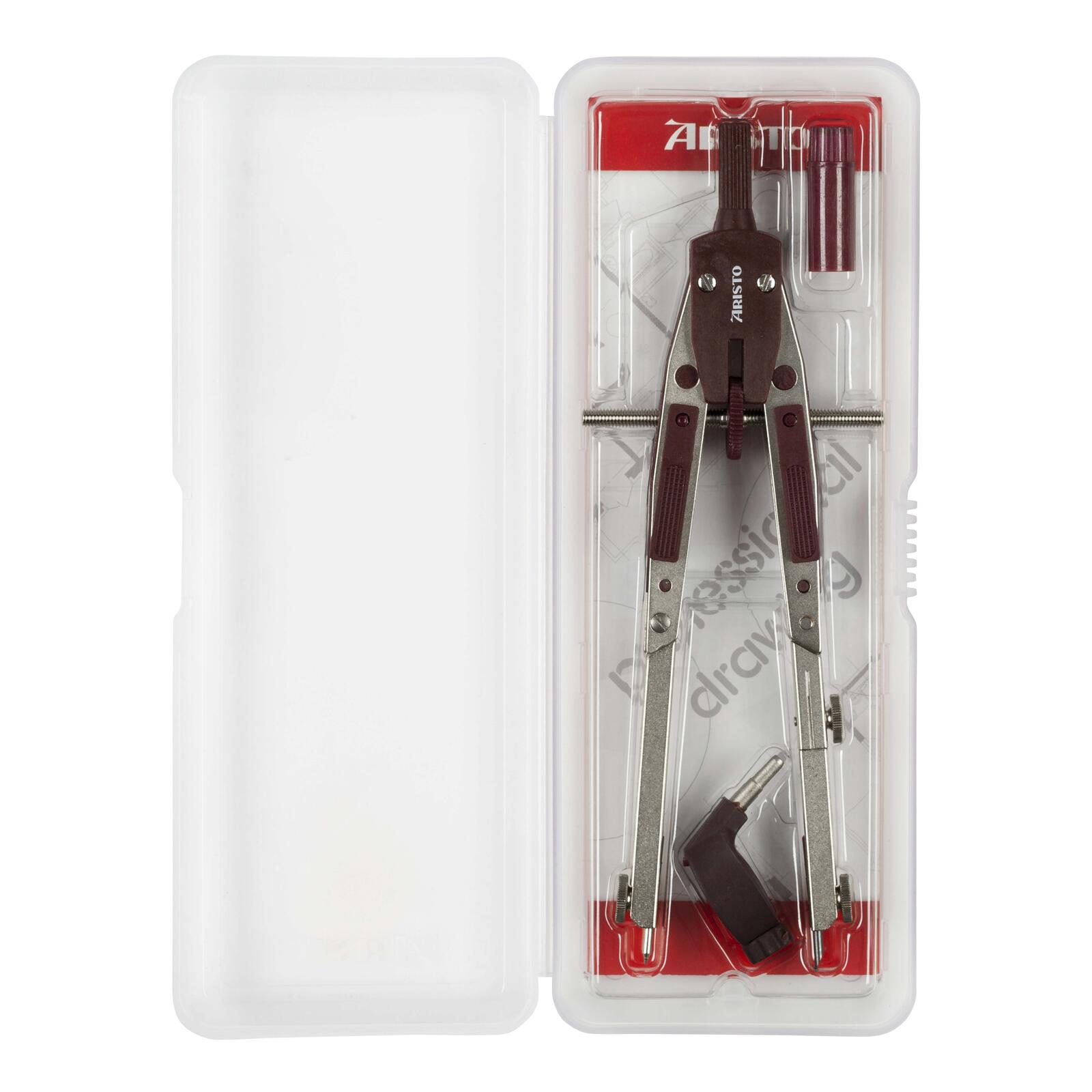 ARISTO Zirkel weinrot