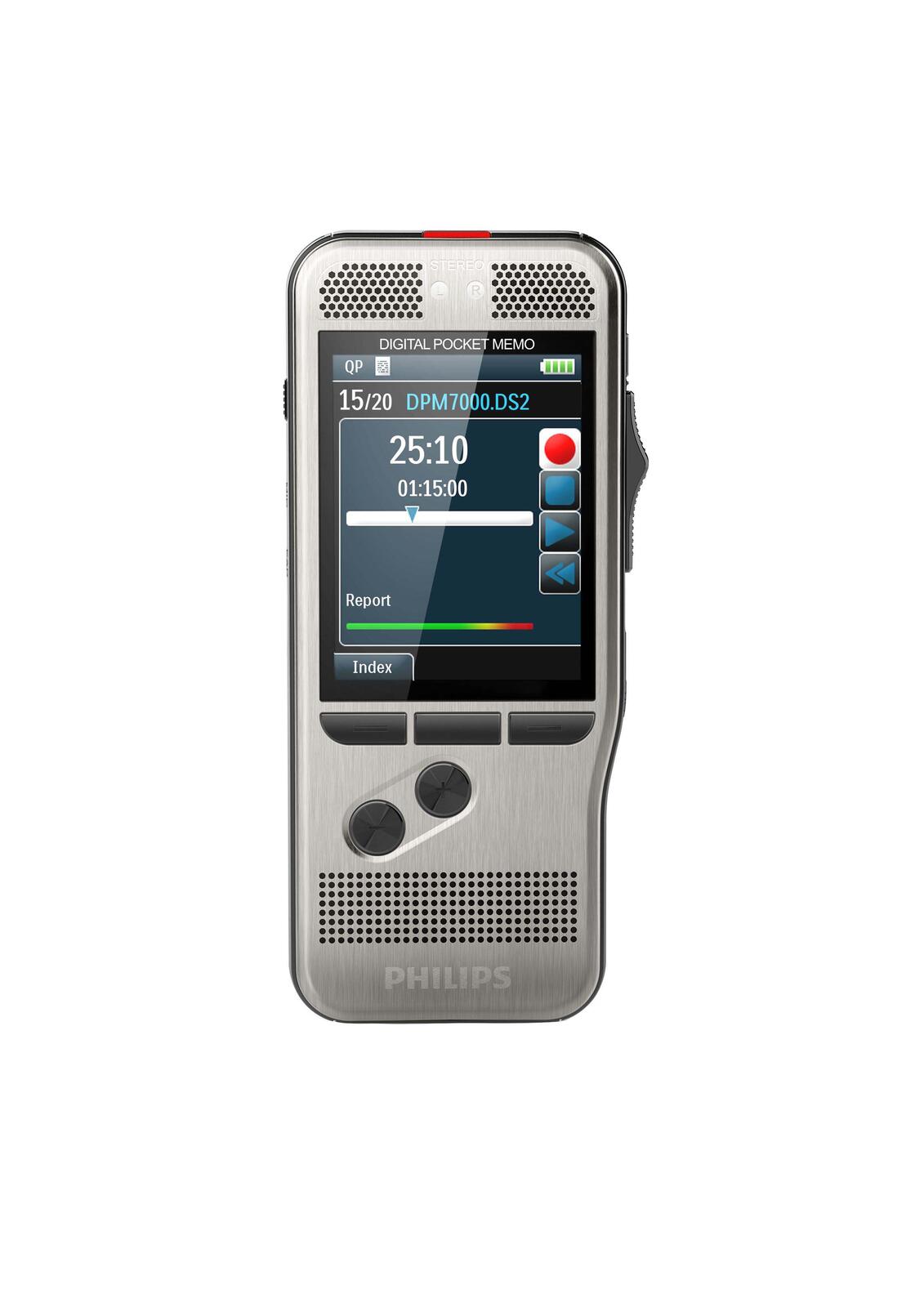 PHILIPS PocketMemo DPM7200 digitales Diktiergerät 4 GB