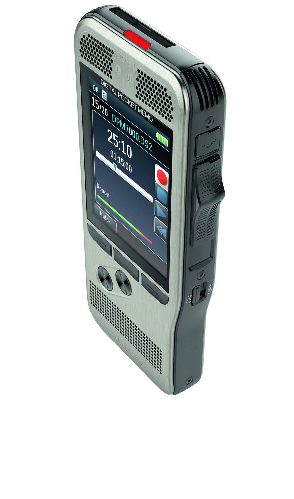 PHILIPS PocketMemo DPM7200 digitales Diktiergerät 4 GB