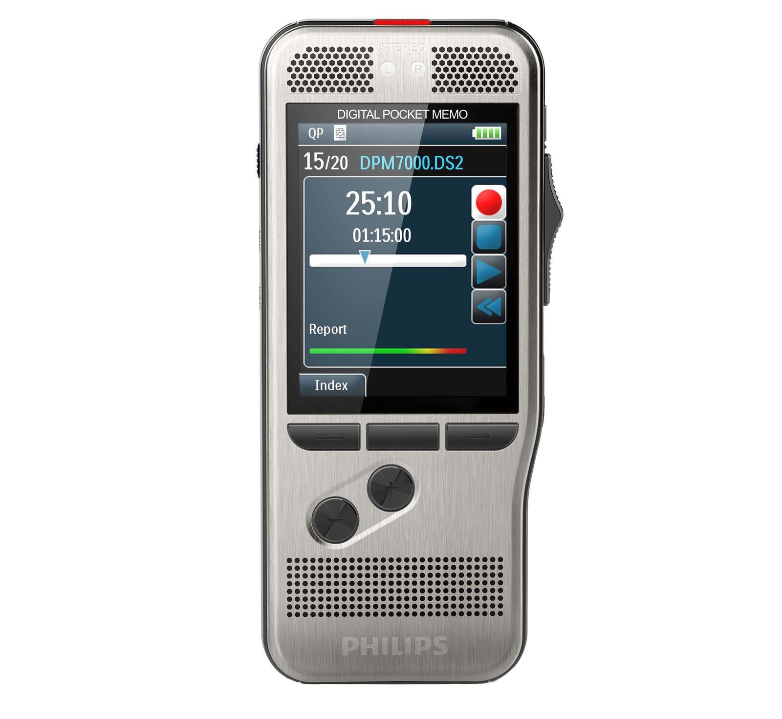 PHILIPS PocketMemo DPM7200 digitales Diktiergerät 4 GB