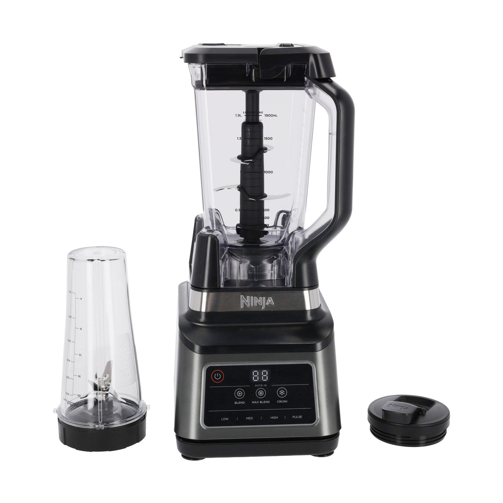 Ninja 2-in-1 Küchenmaschine mit Auto-iQ, silber