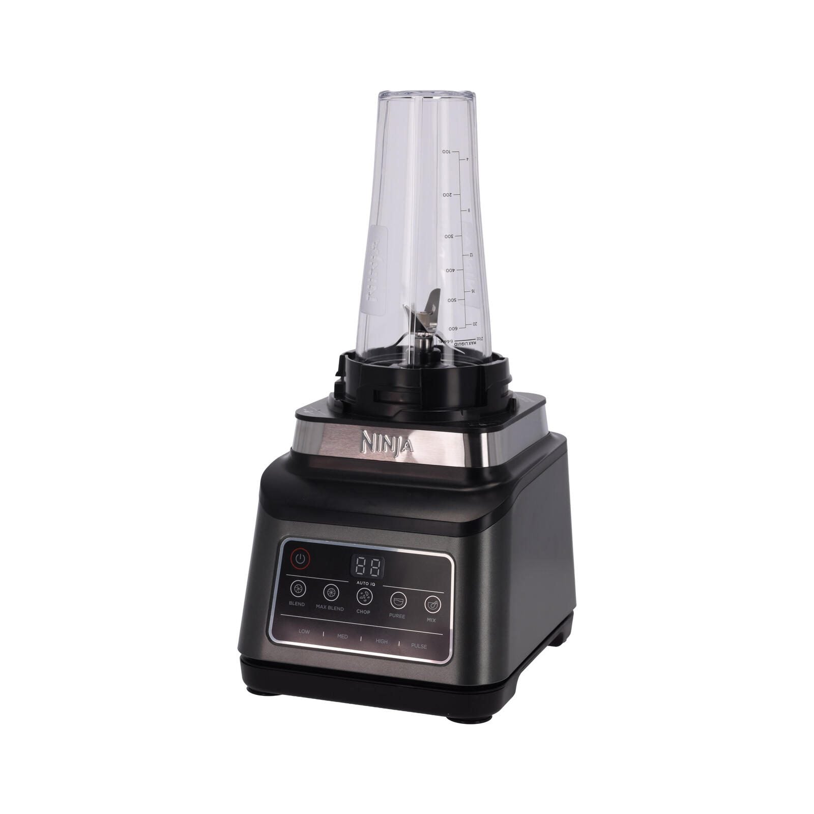 Ninja 3-in-1 Küchenmaschine mit Auto-iQ, schwarz/silber