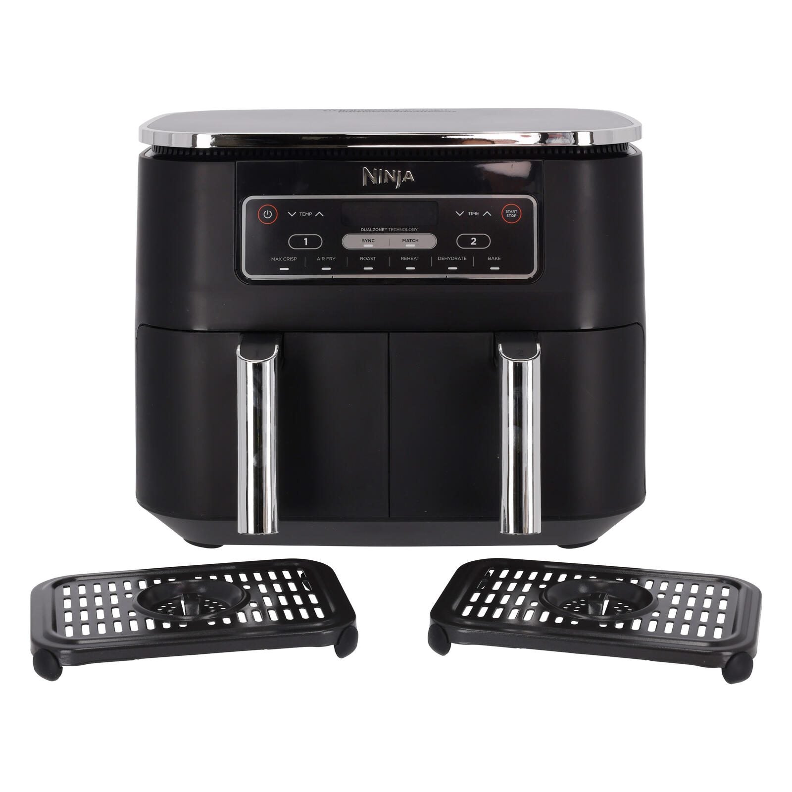 Ninja Doppel-Heißluftfritteuse AF300EU, schwarz