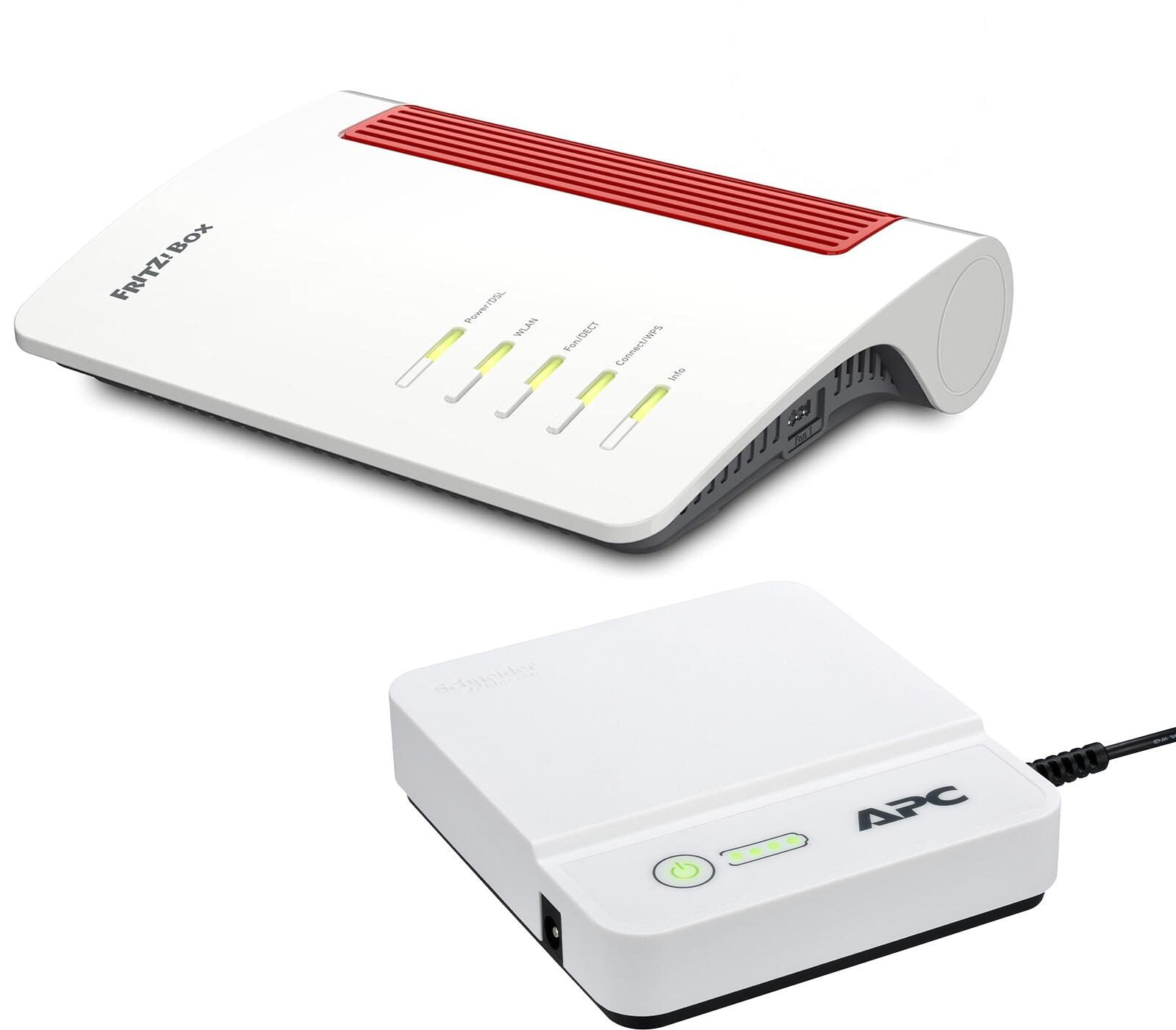 AVM FRITZ Box 7690 + APC CP12036LI Back UPS Connect