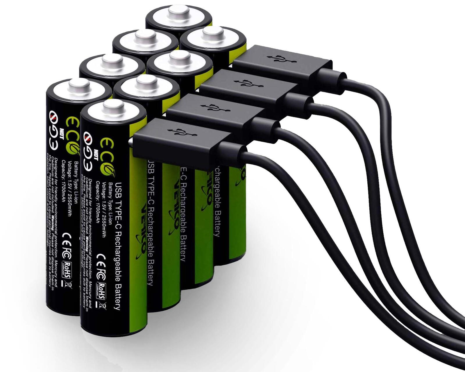 8 Verico LoopEnergy AABat 1700
