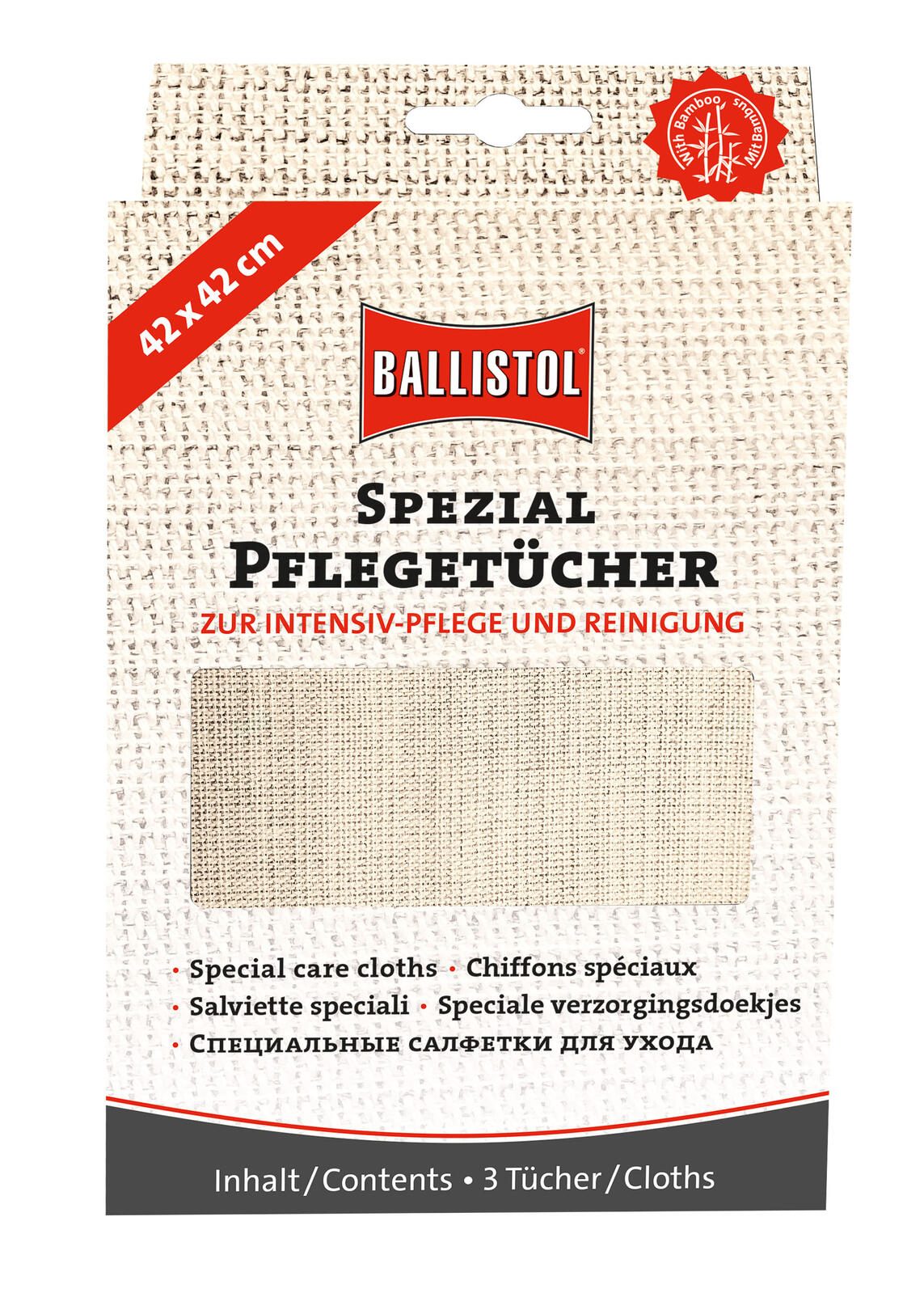 BALLISTOL Spezial Pflegetücher 42 cm x 42 cm