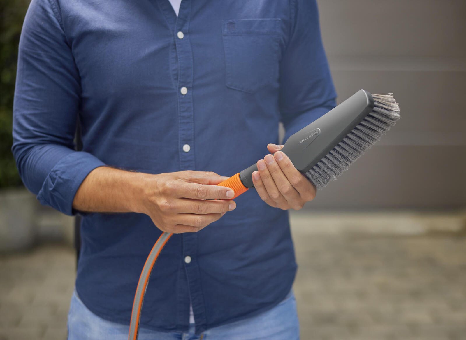 GARDENA Waschbürste für Gartenschlauch Cleansystem M soft