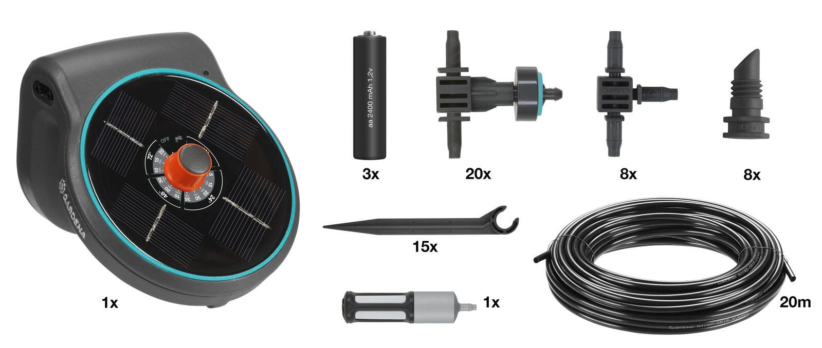 GARDENA Solar-Bewässerungs-Set AquaBloom Set