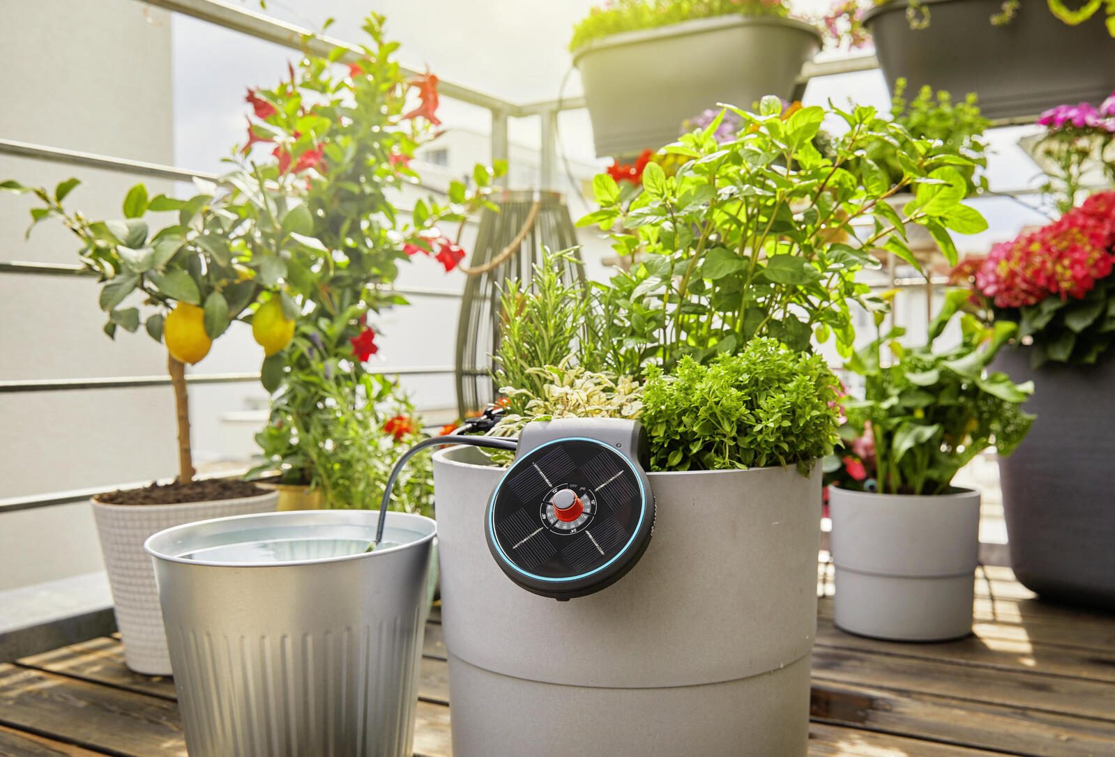 GARDENA Solar-Bewässerungs-Set AquaBloom Set