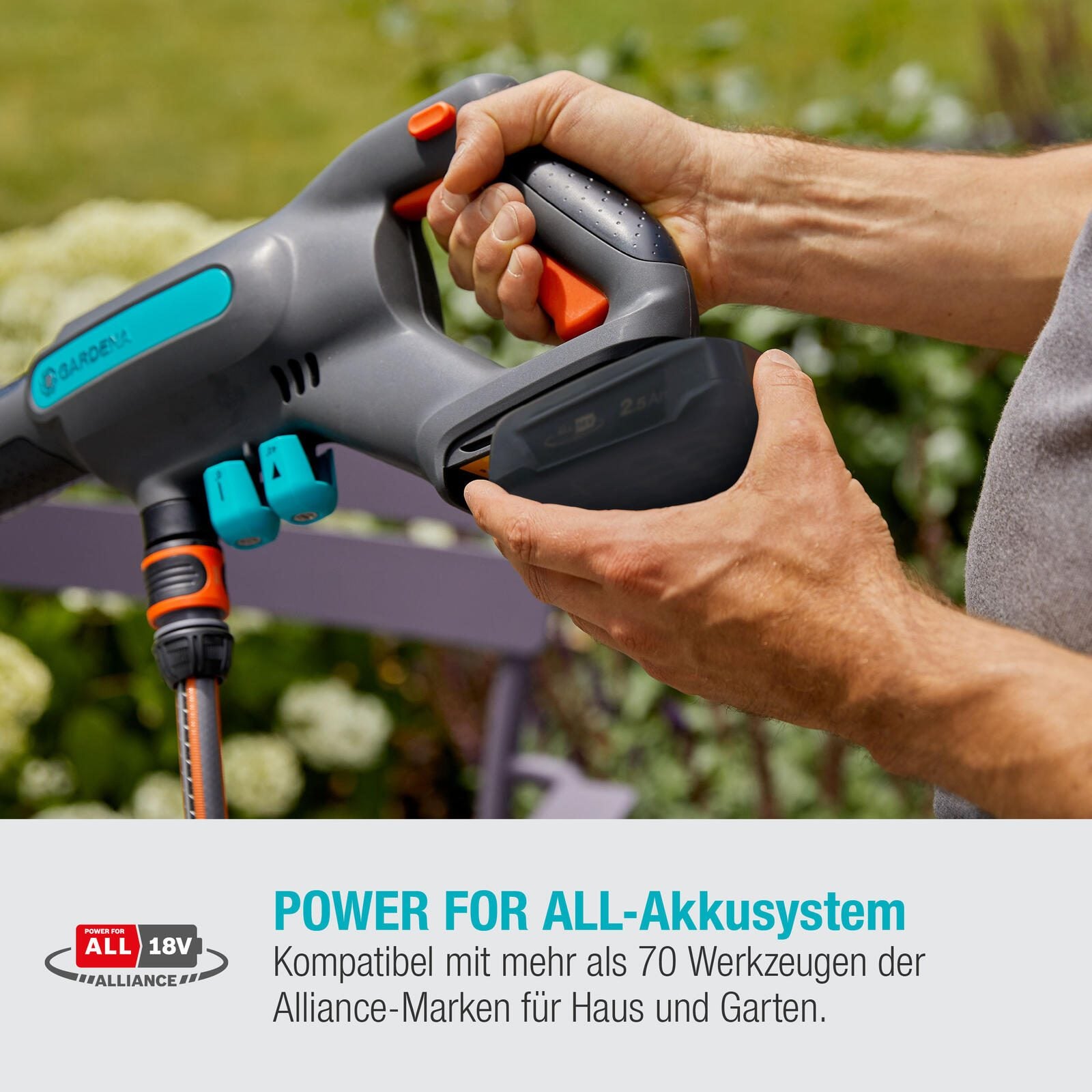 GARDENA AquaClean 24/18V P4A Akku-Druckreiniger
