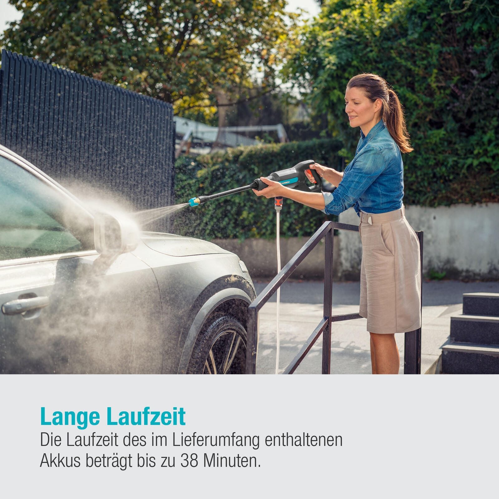 GARDENA AquaClean 24/18V P4A Akku-Druckreiniger