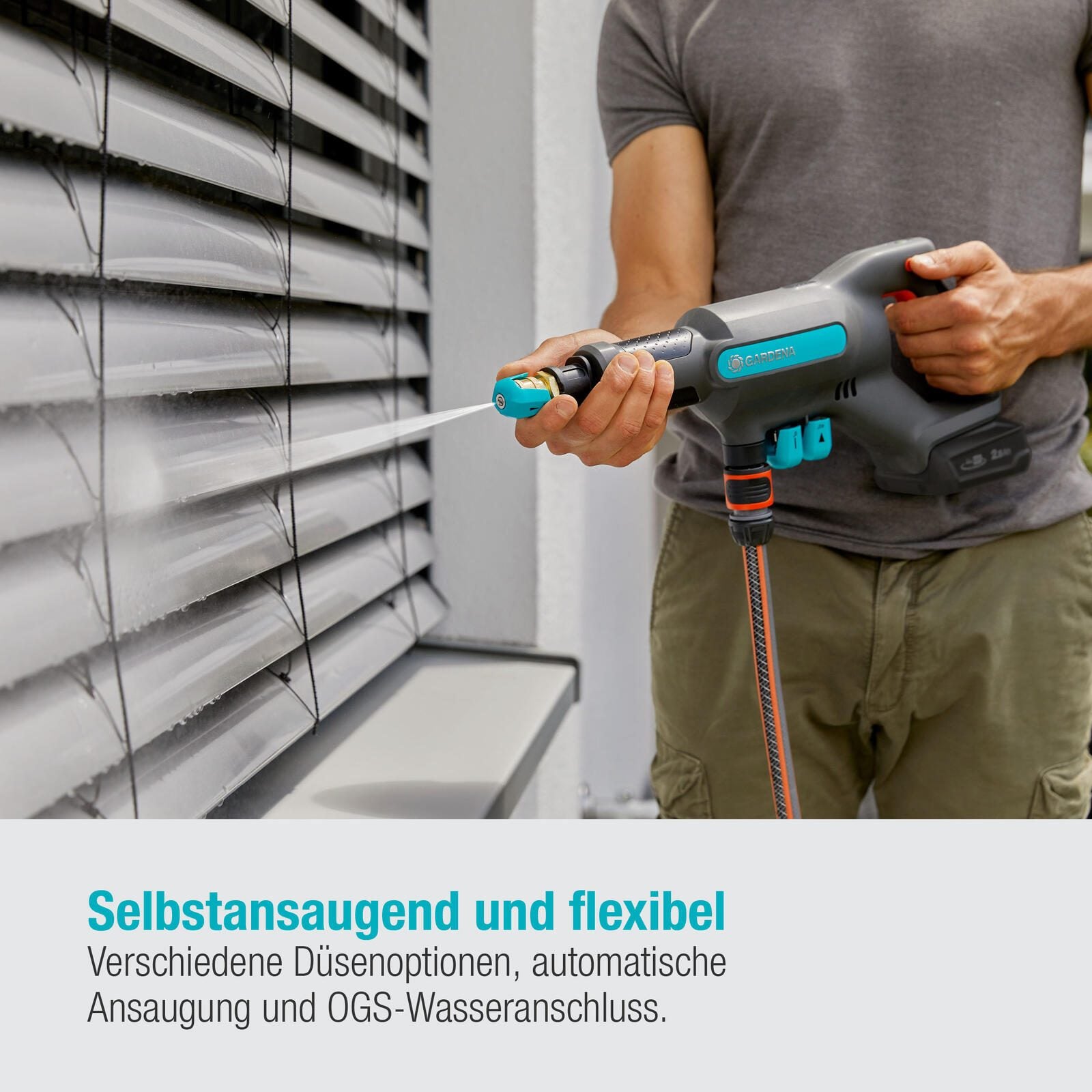 GARDENA AquaClean 24/18V P4A Akku-Druckreiniger