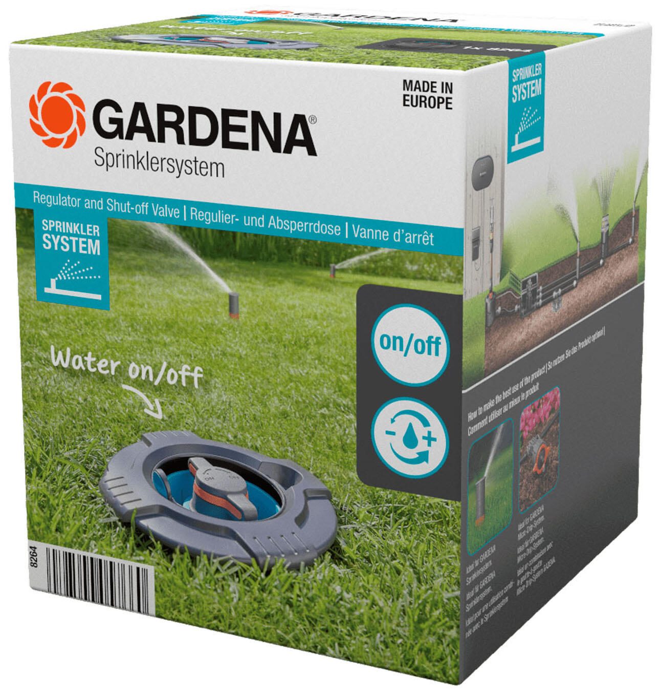 GARDENA Wassersteckdose Regulier- und Absperrdose
