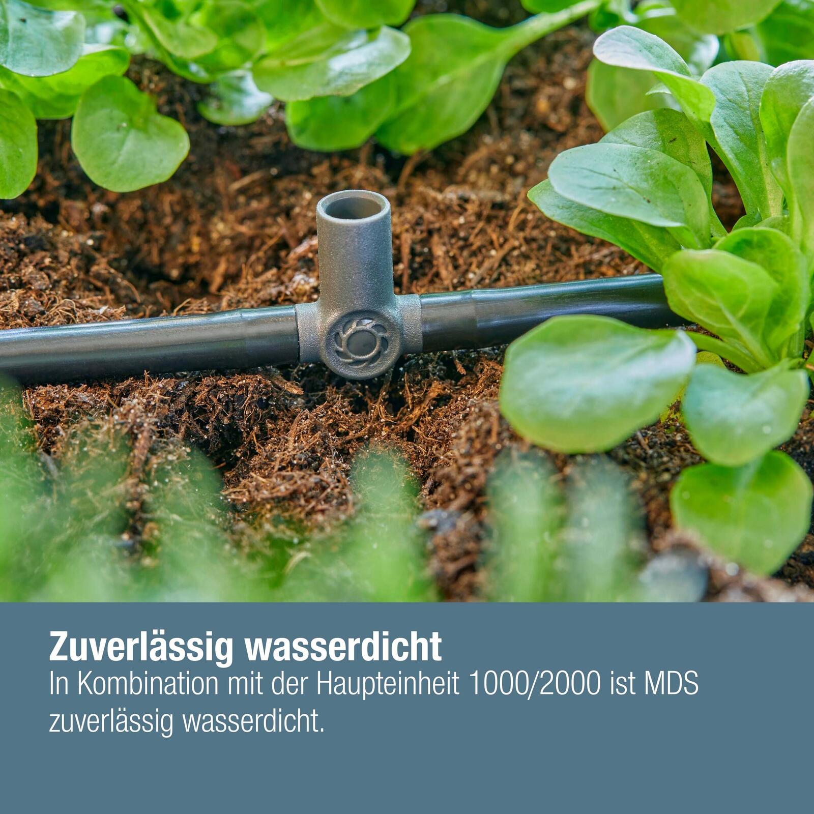 GARDENA Anschlussstück für Tropfschlauch Micro-Drip-System T-Stück für Sprühdüsen/Endtropfer 4,6 mm (3/16')