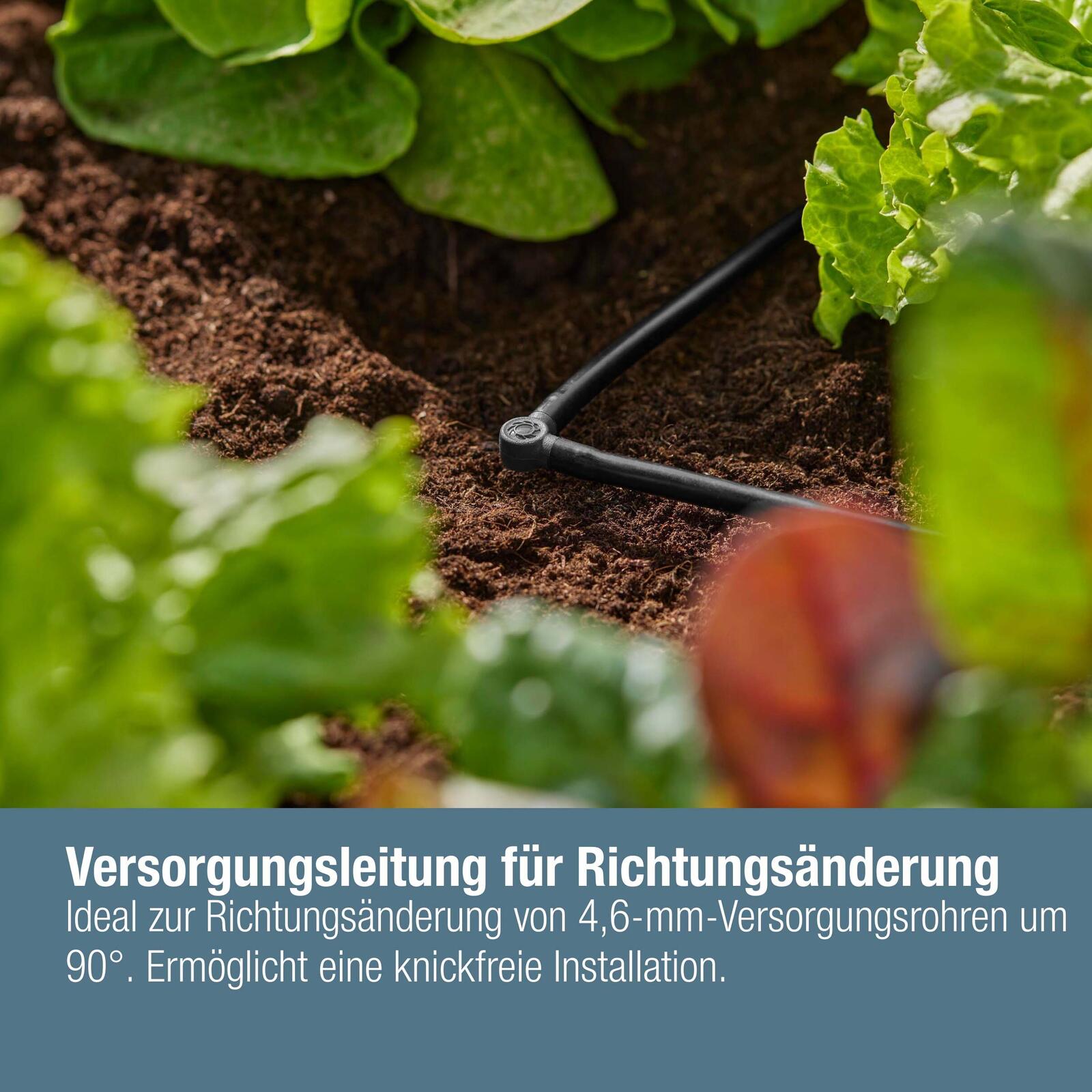 GARDENA Rohrhalter Micro-Drip-System L-Stück 4,6mm