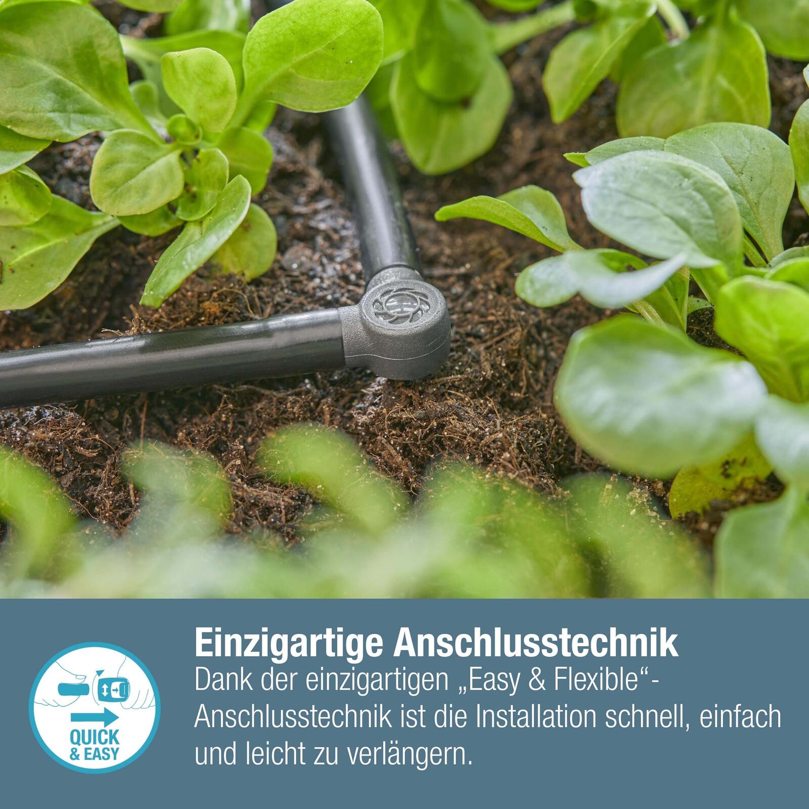 GARDENA Rohrhalter Micro-Drip-System L-Stück 4,6mm