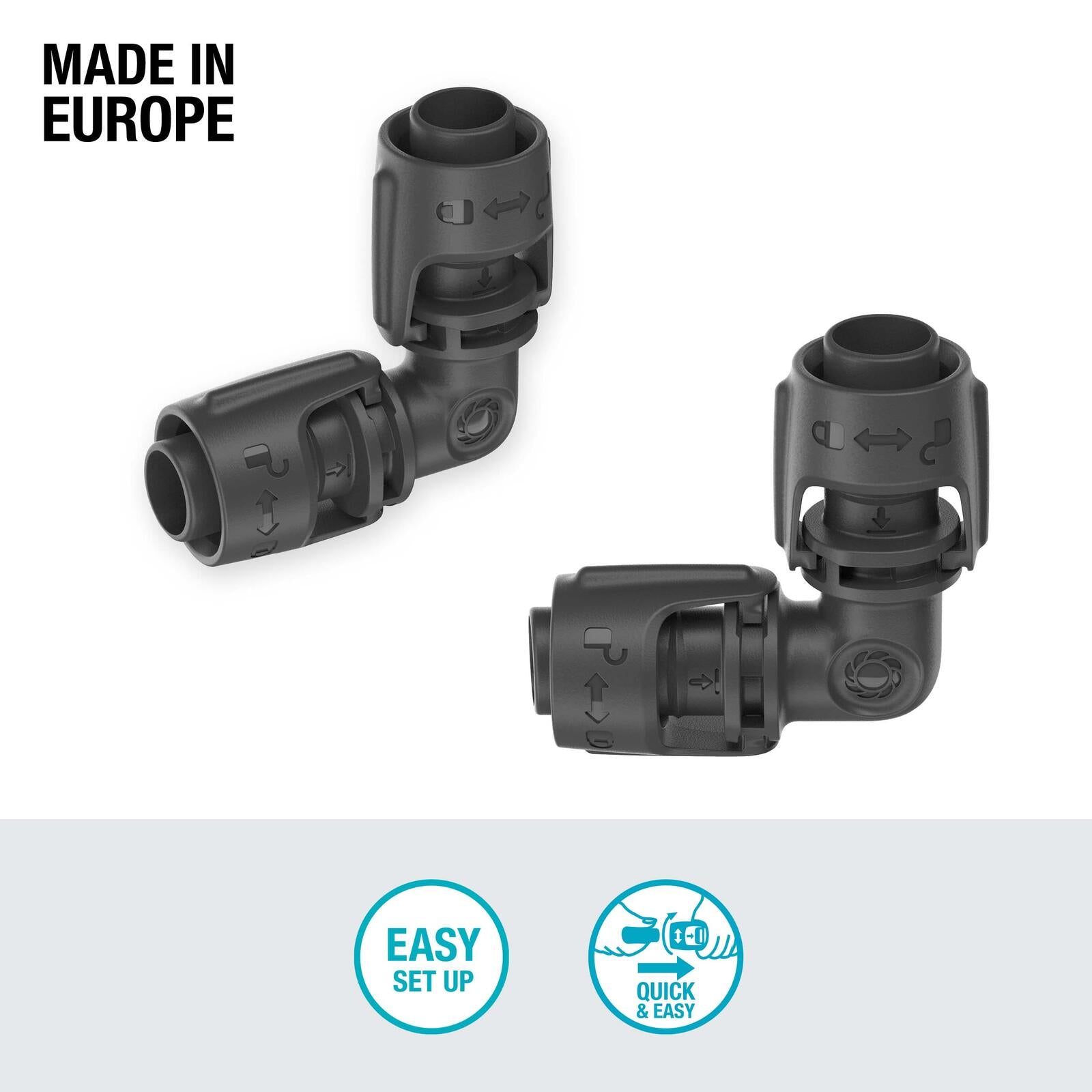GARDENA Rohrhalter Micro-Drip-System L-Stück 13mm