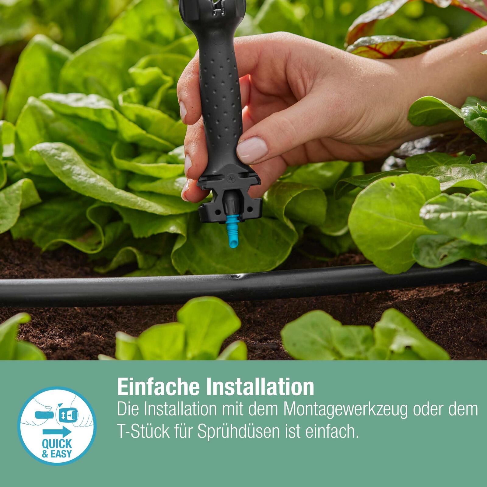 GARDENA Düse für Tropfschlauch Micro-Drip-System Streifendüse