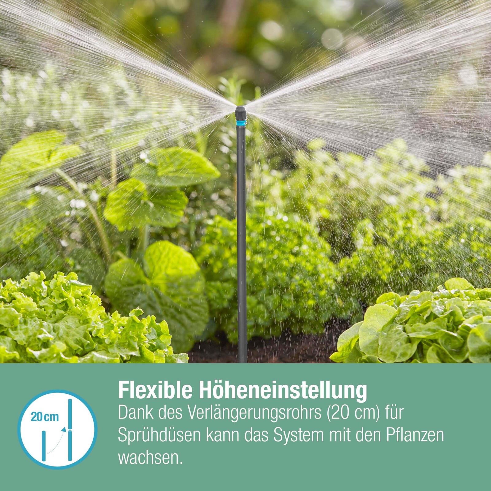 GARDENA Düse für Tropfschlauch Micro-Drip-System Streifendüse