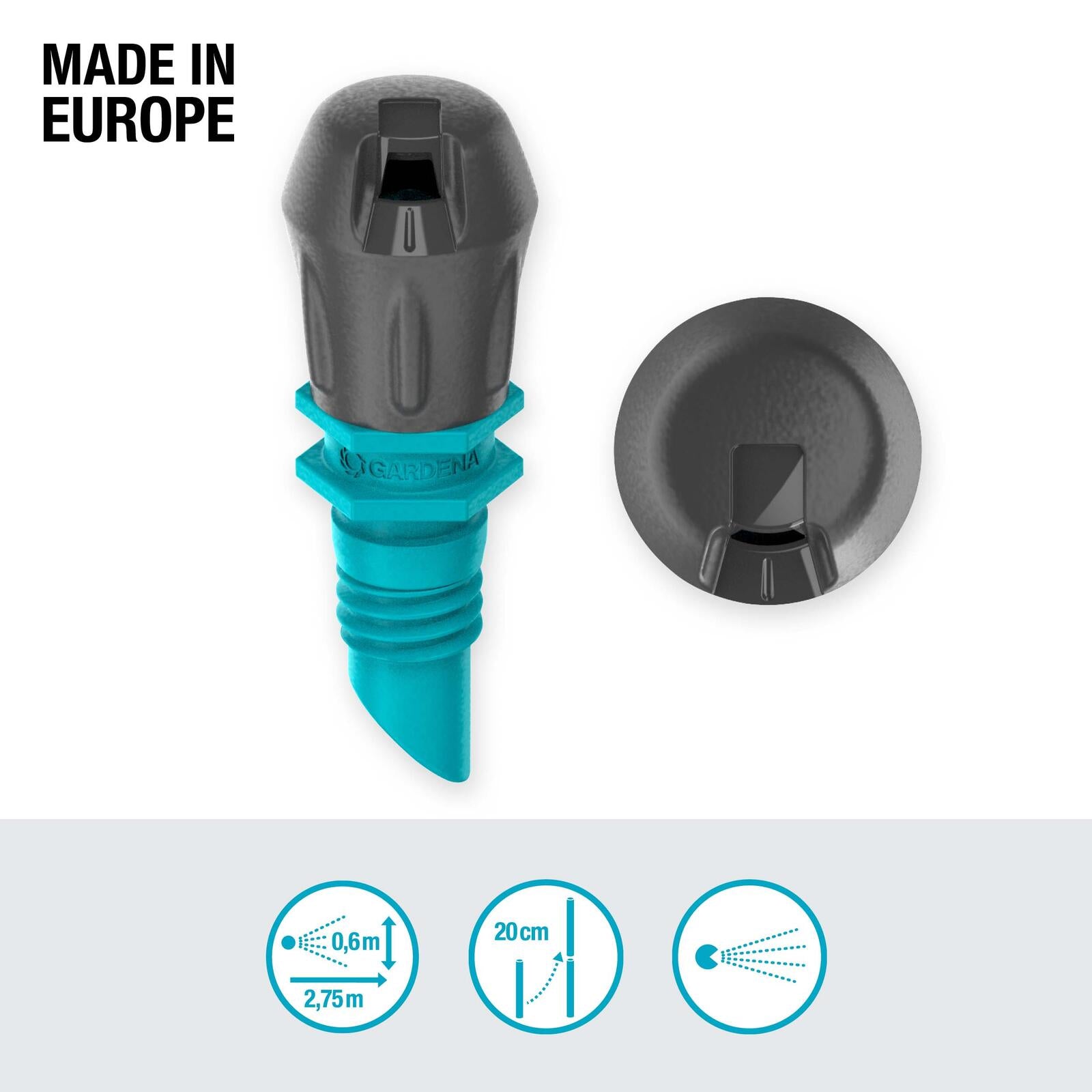 GARDENA Düse für Tropfschlauch Micro-Drip-System Endstreifendüse