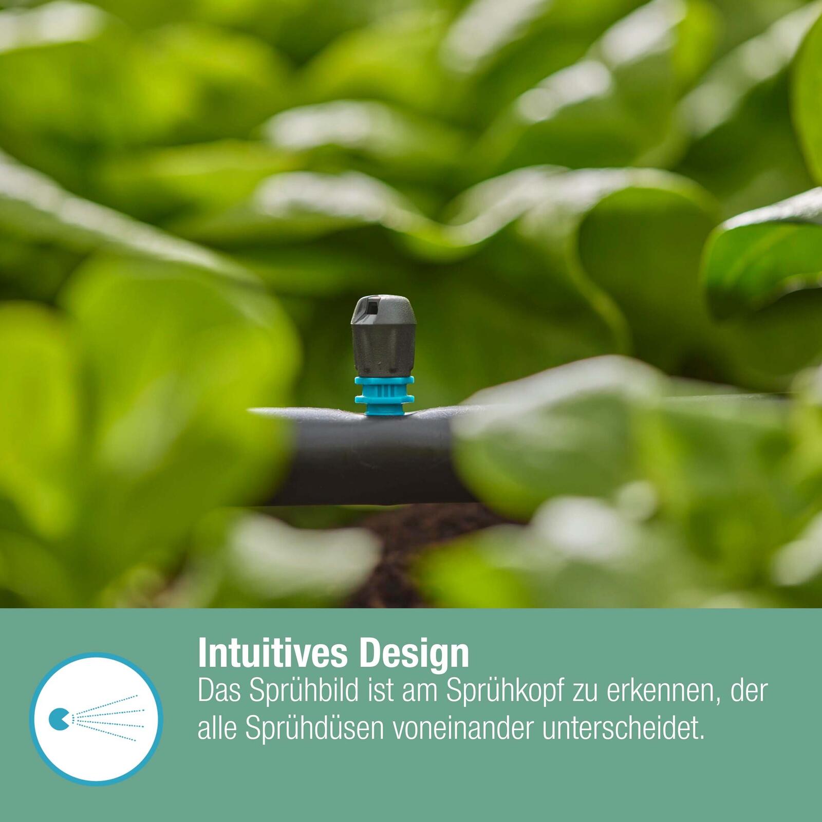 GARDENA Düse für Tropfschlauch Micro-Drip-System Endstreifendüse
