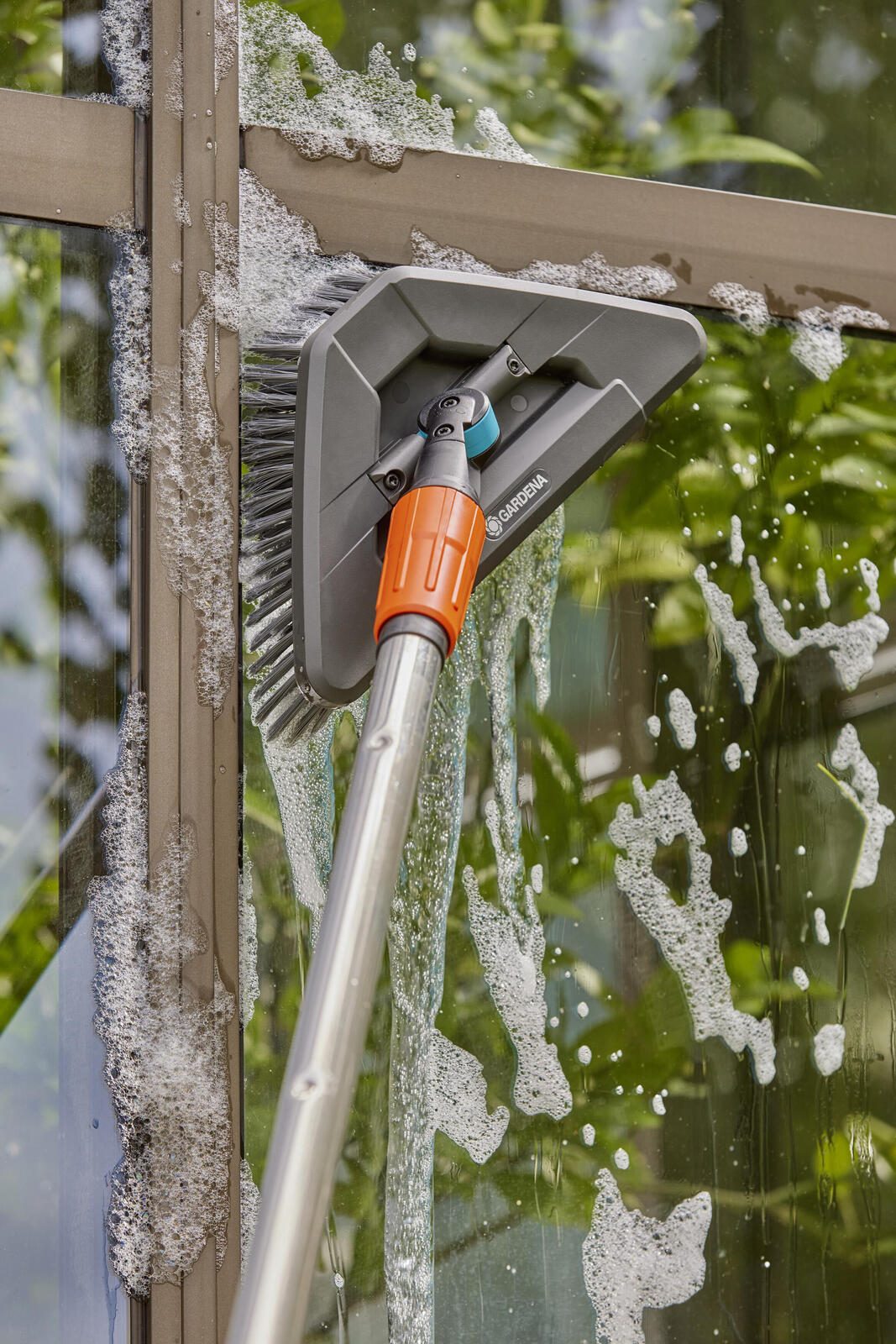 GARDENA Waschbürste für Gartenschlauch Cleansystem soft flex