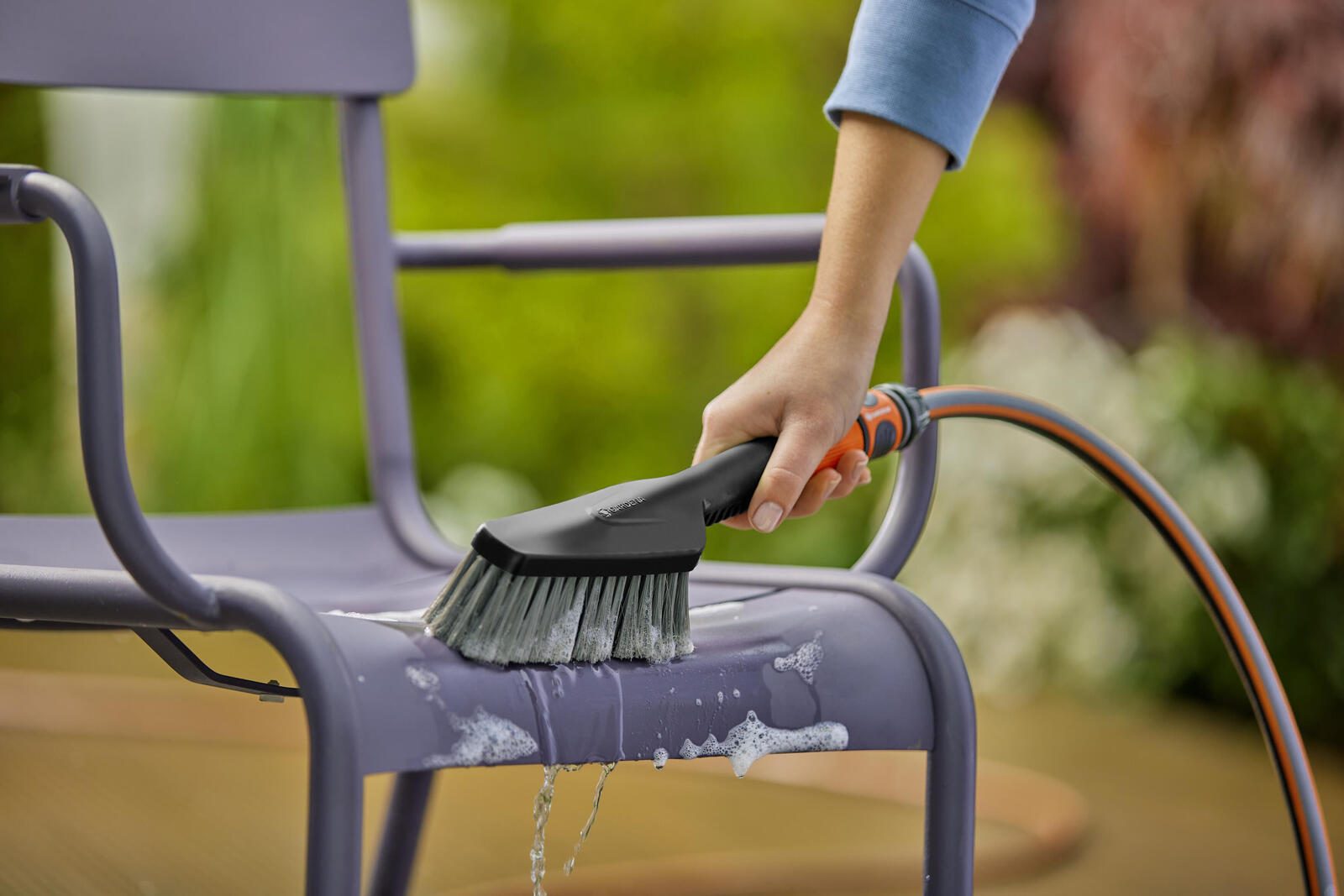 GARDENA Waschbürste für Gartenschlauch Cleansystem S soft