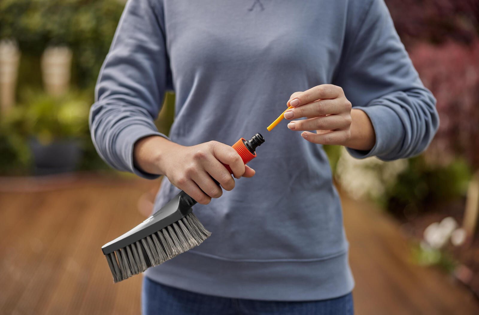 GARDENA Waschbürste für Gartenschlauch Cleansystem S soft