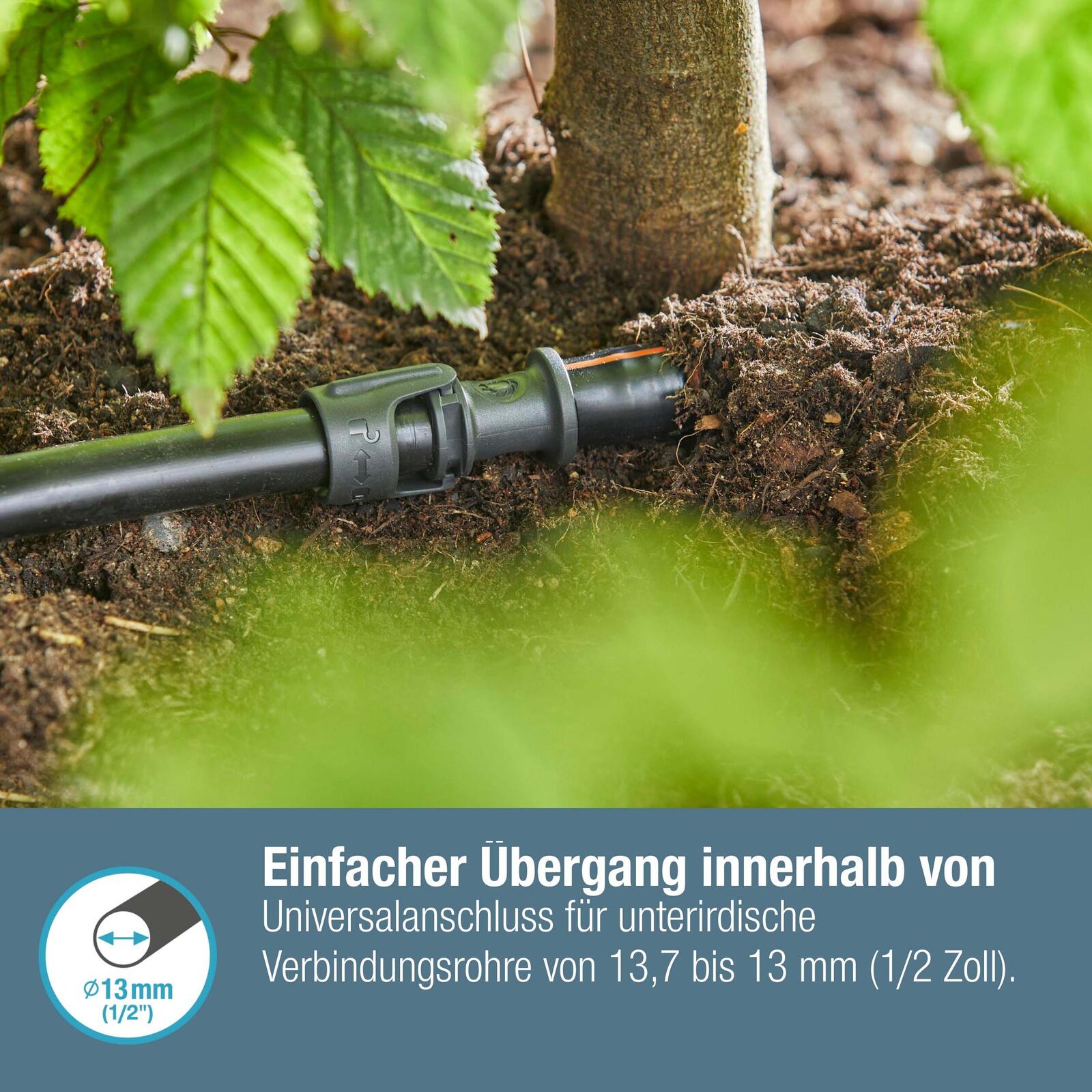 GARDENA Tropfschlauchverbinder Micro-Drip-System Universalverbinder 13 mm (1/2')