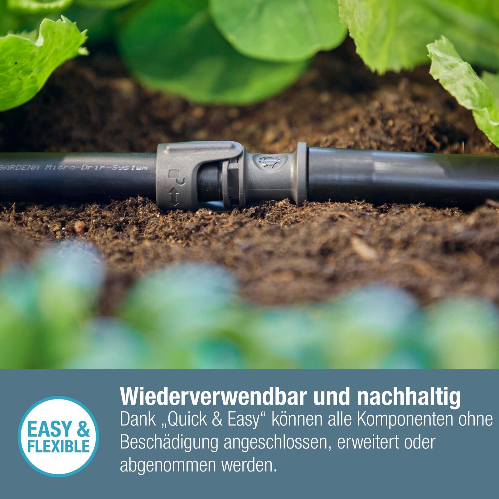 GARDENA Tropfschlauchverbinder Micro-Drip-System Universalverbinder 13 mm (1/2')