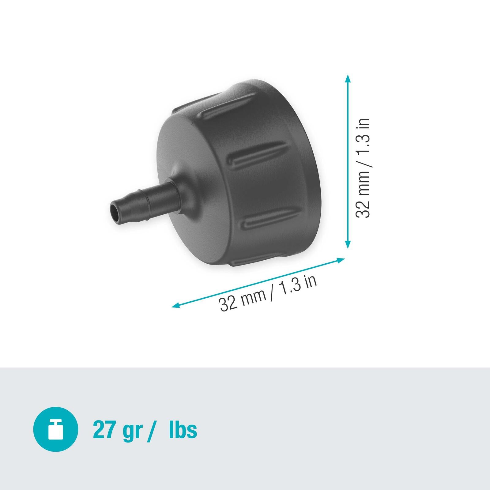 GARDENA Hahnanschluss Micro-Drip-System 4,6 mm (3/16')