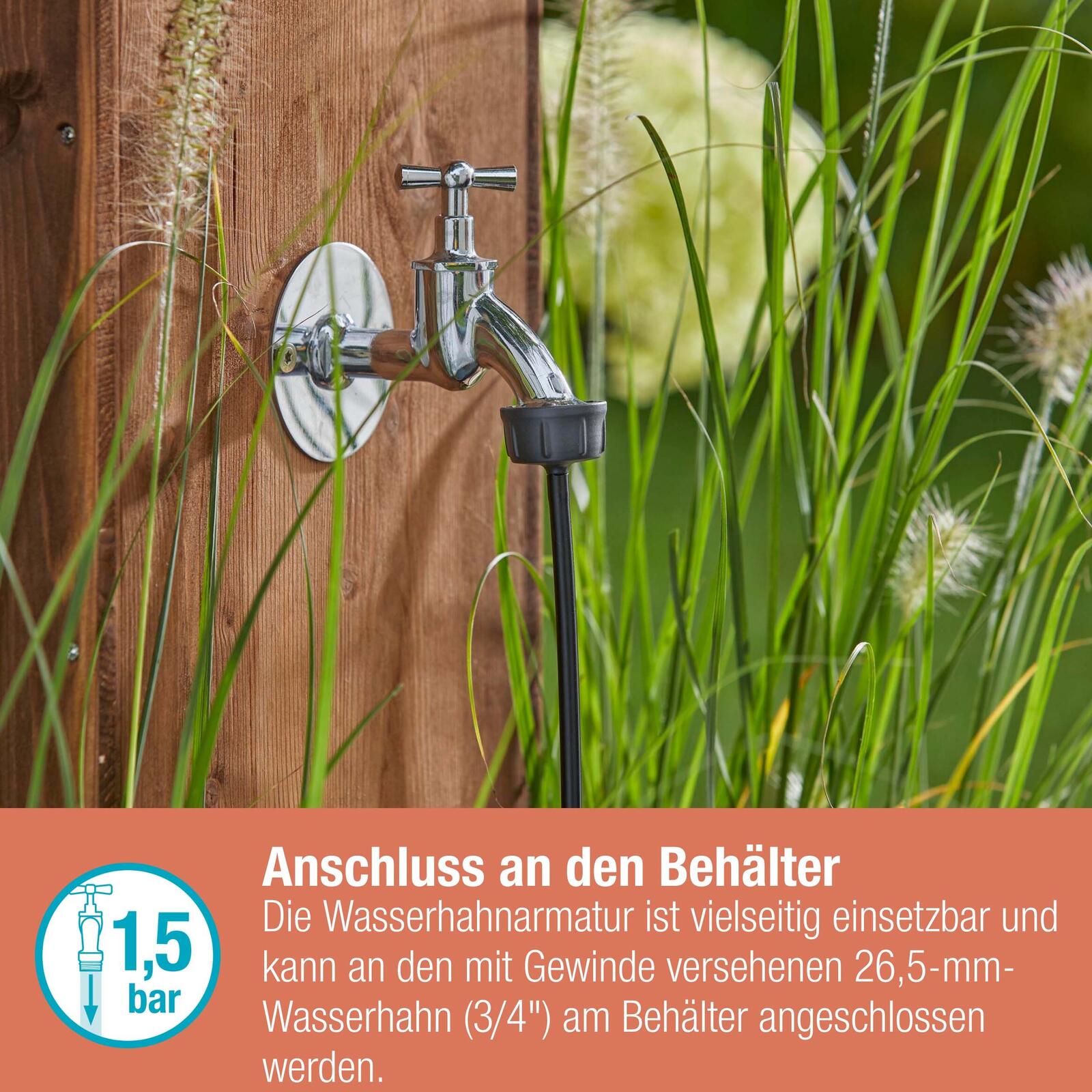 GARDENA Hahnanschluss Micro-Drip-System 4,6 mm (3/16')