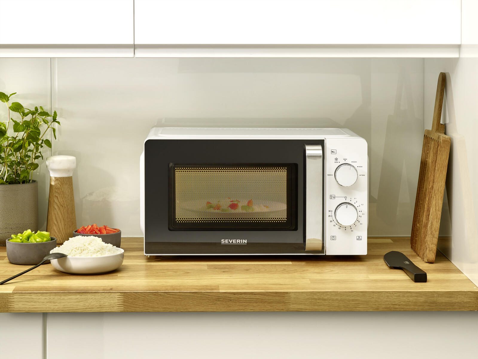 Severin Mikrowelle MW 7885 weiß