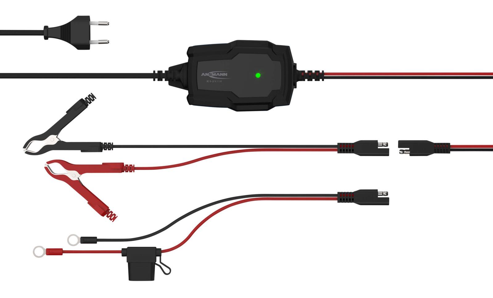 ANSMANN Autobatterie-Ladegerät BC 6-12V, 1A
