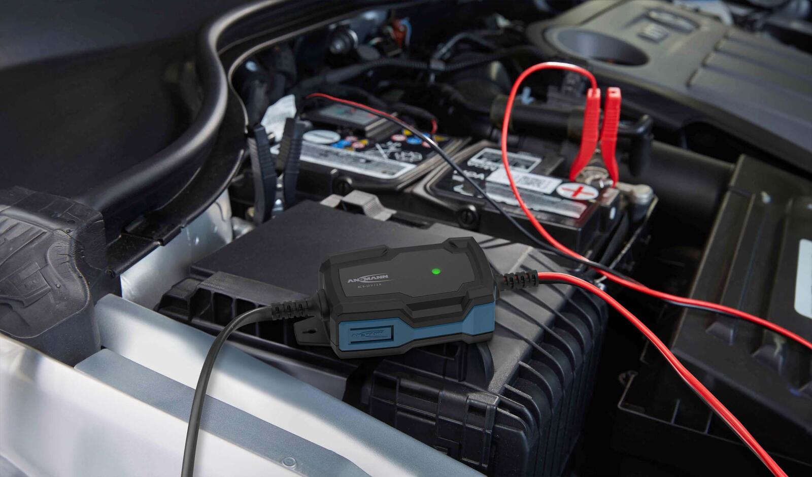 ANSMANN Autobatterie-Ladegerät BC 6-12V, 1A