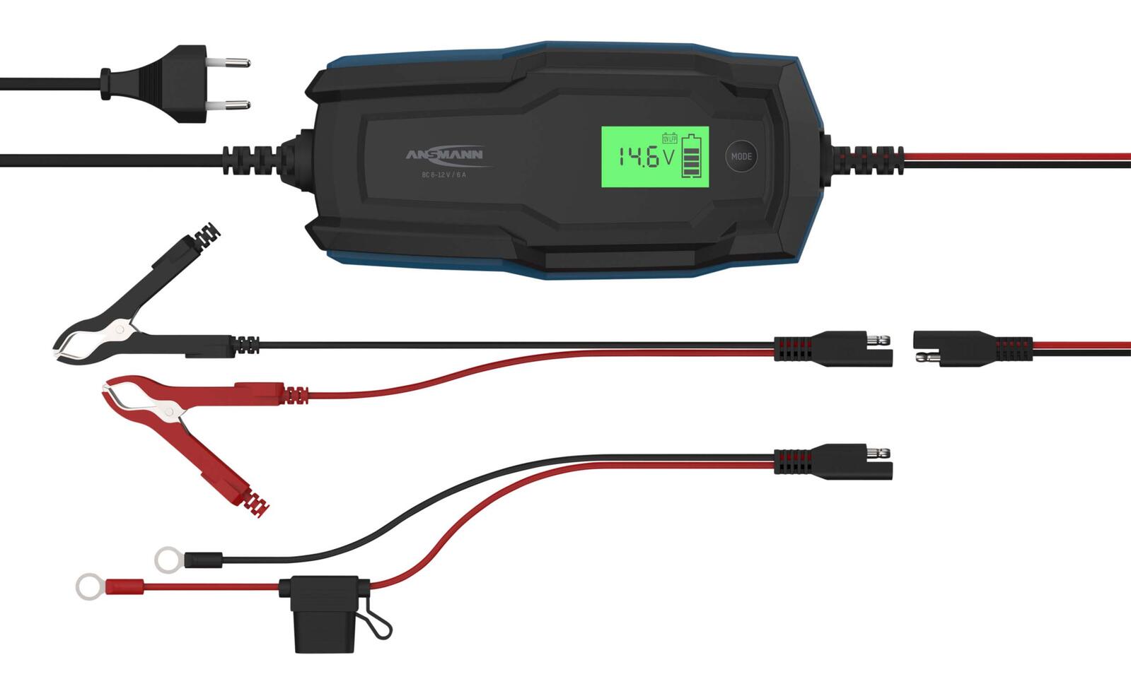 ANSMANN Autobatterie-Ladegerät BC 6-12V, 6A