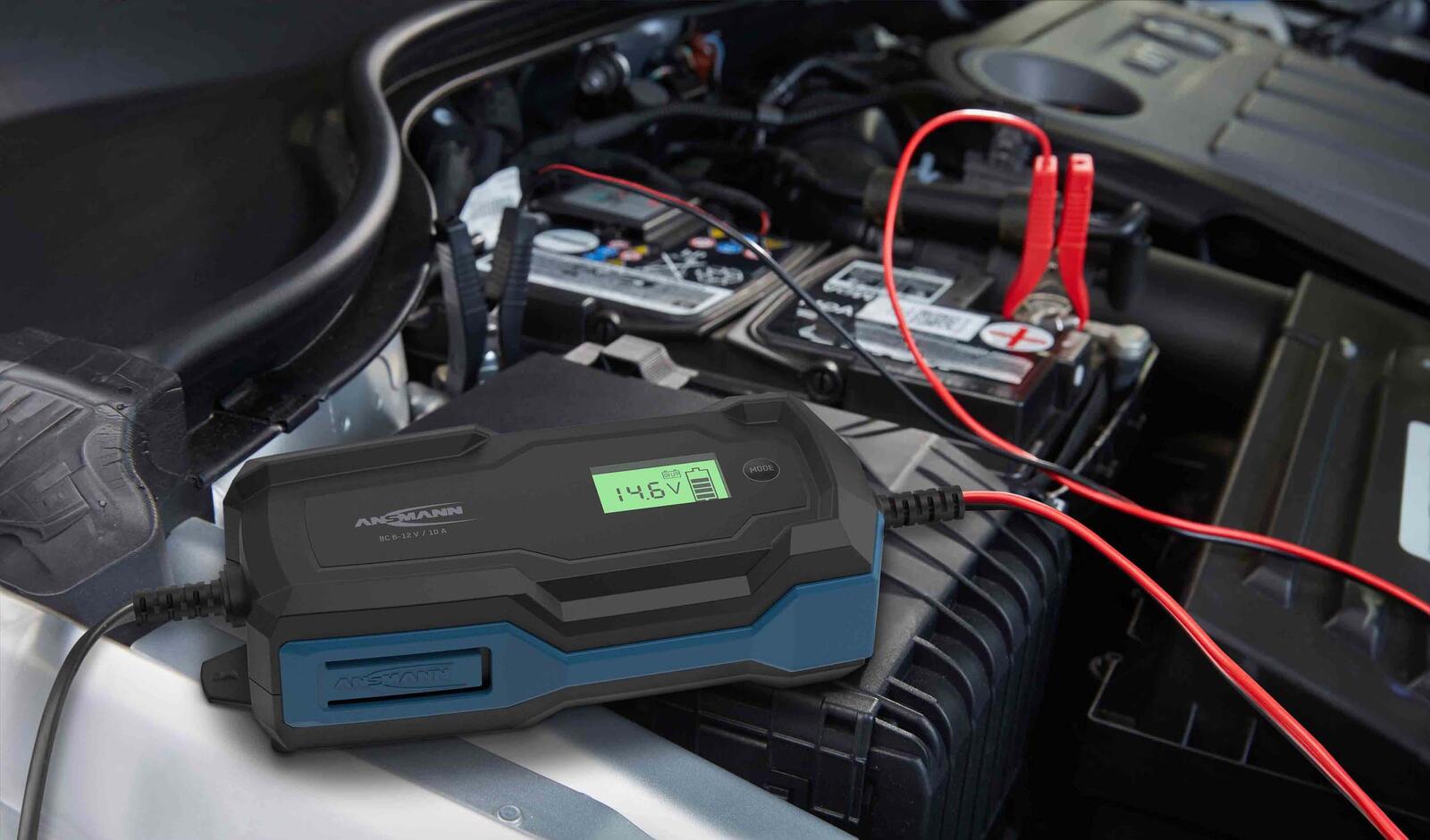 ANSMANN Autobatterie-Ladegerät BC 6-12V, 10A