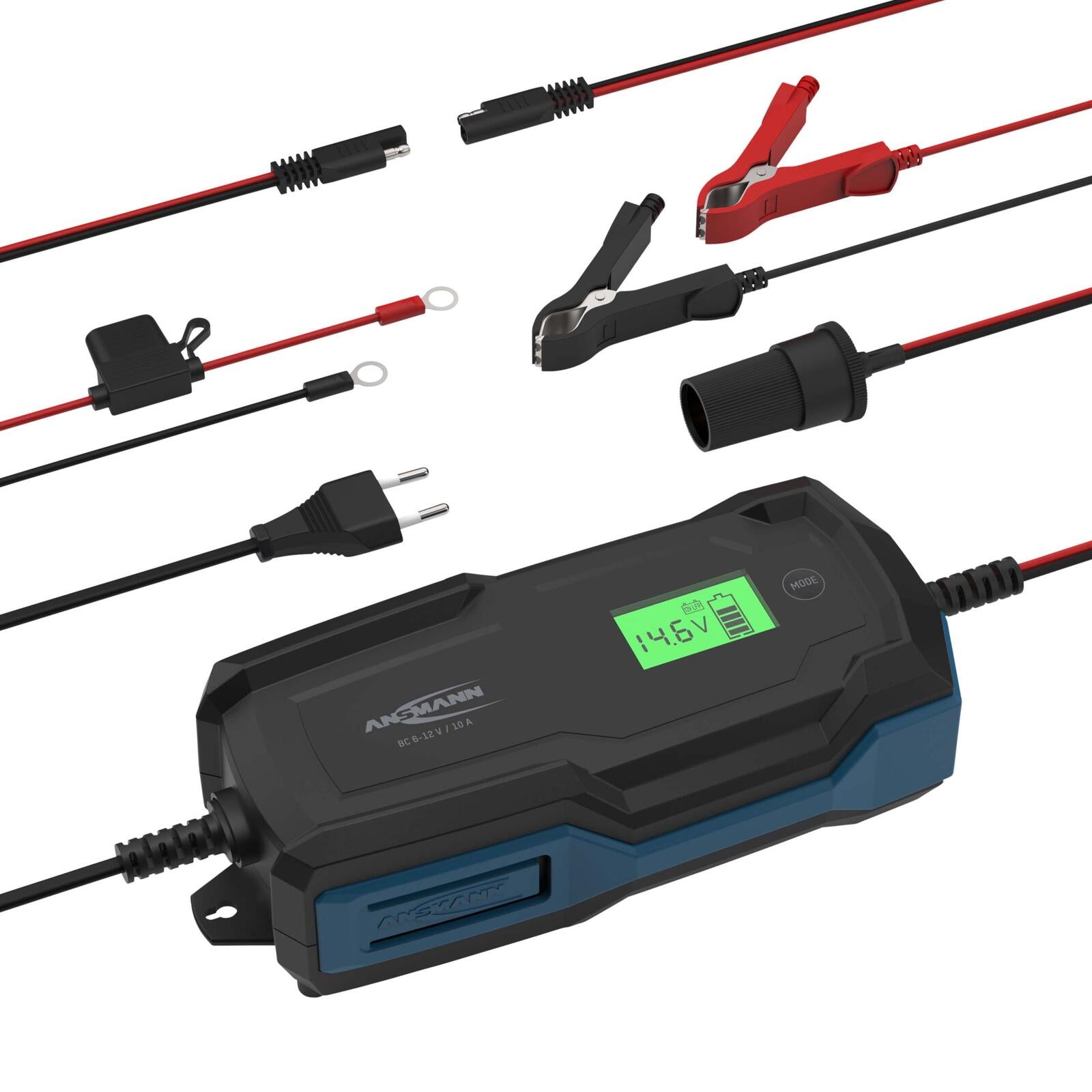ANSMANN Autobatterie-Ladegerät BC 6-12V, 10A