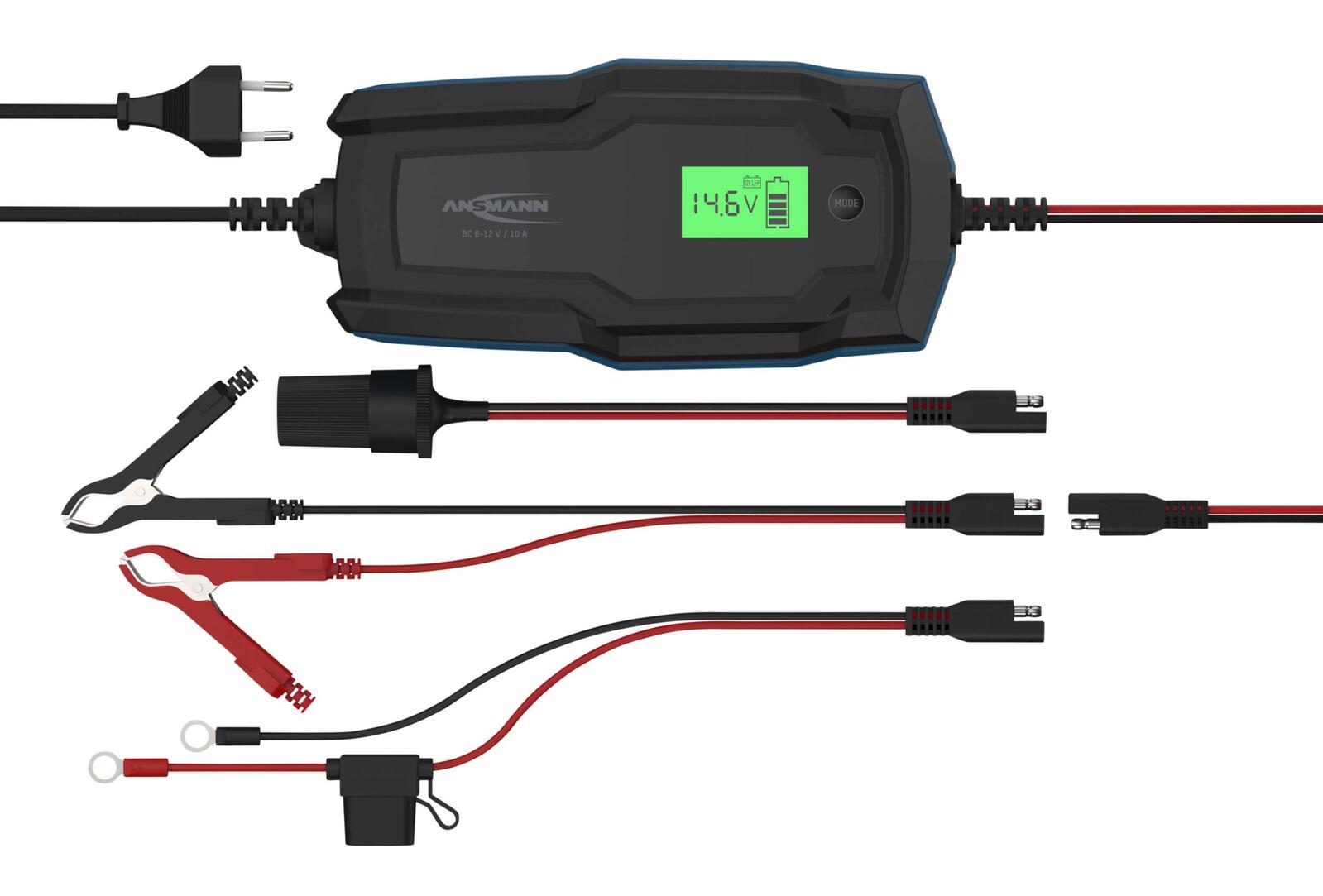 ANSMANN Autobatterie-Ladegerät BC 6-12V, 10A