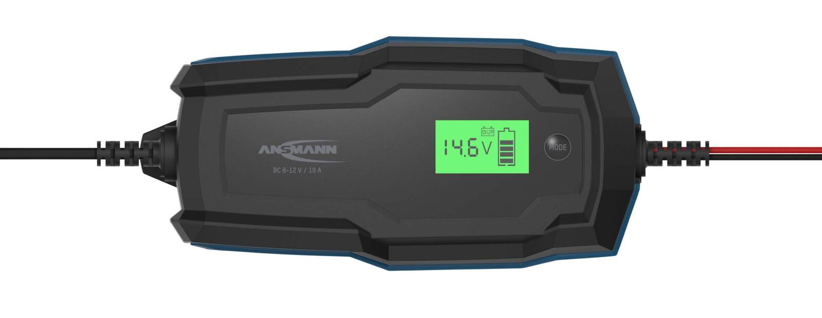 ANSMANN Autobatterie-Ladegerät BC 6-12V, 10A