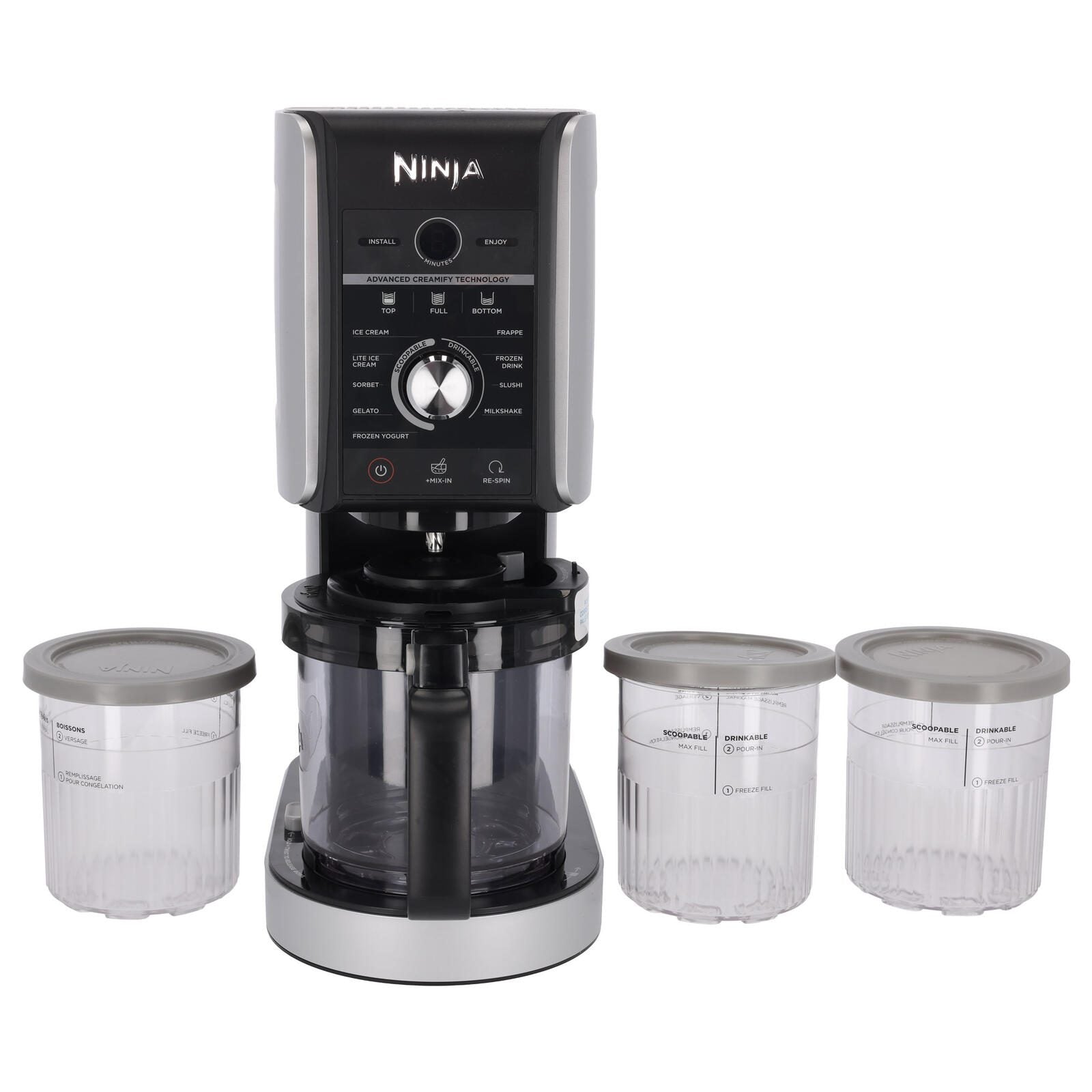 Ninja Creami Deluxe Eismaschine NC501EU, schwarz/silber