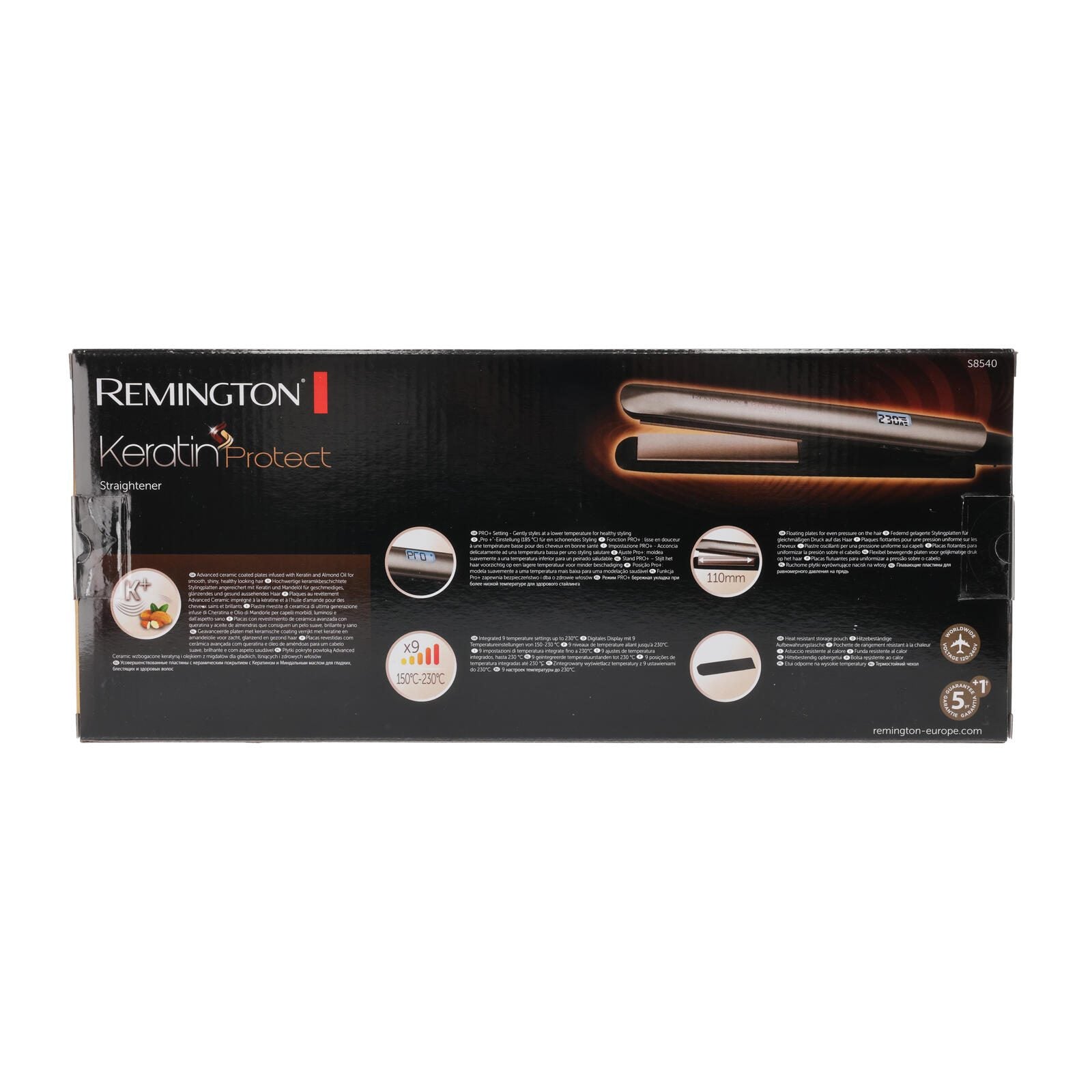 Remington Keratin Protect S8540, bronze/schwarz