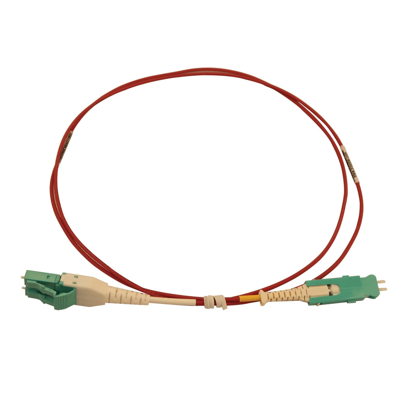 Eaton Tripp Lite Series 40/100/400G Multimode 50/125 OM4 Fiber Optic Kabel (Duplex SN-PC zu Duplex LC-PC Stecker/Stecker