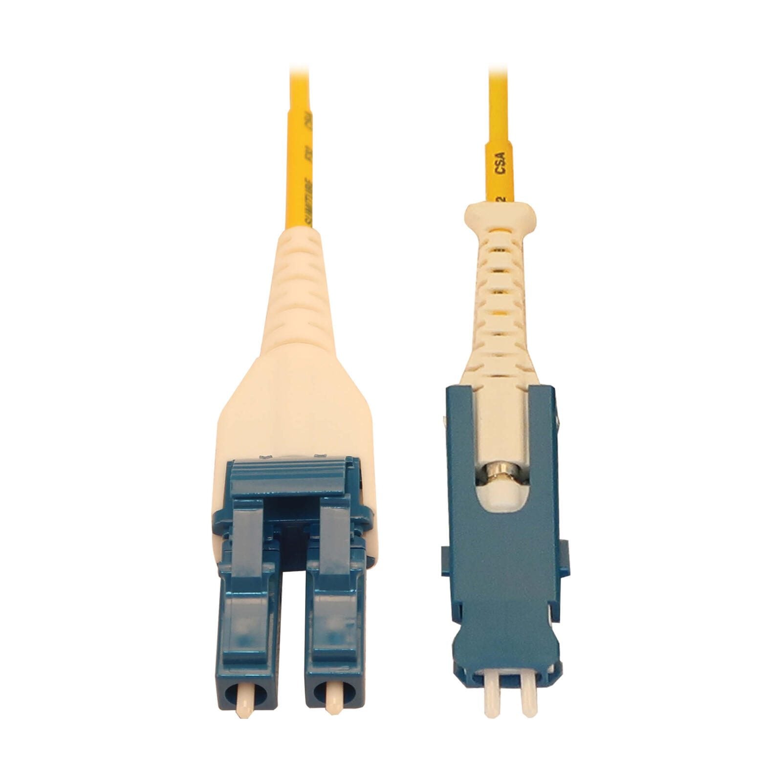 Eaton Tripp Lite Series 40/100/400G Singlemode 9/125 OS2 Fiber Optic Kabel (Duplex SN-UPC zu Duplex LC-UPC Stecker/Steck