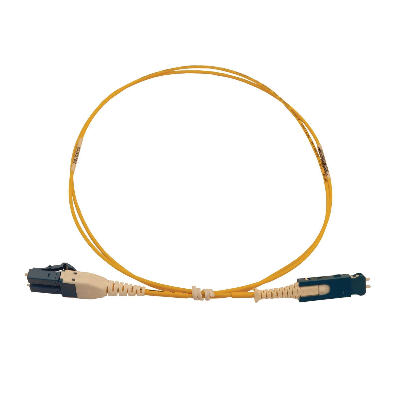 Eaton Tripp Lite Series 40/100/400G Singlemode 9/125 OS2 Fiber Optic Kabel (Duplex SN-UPC zu Duplex LC-UPC Stecker/Steck